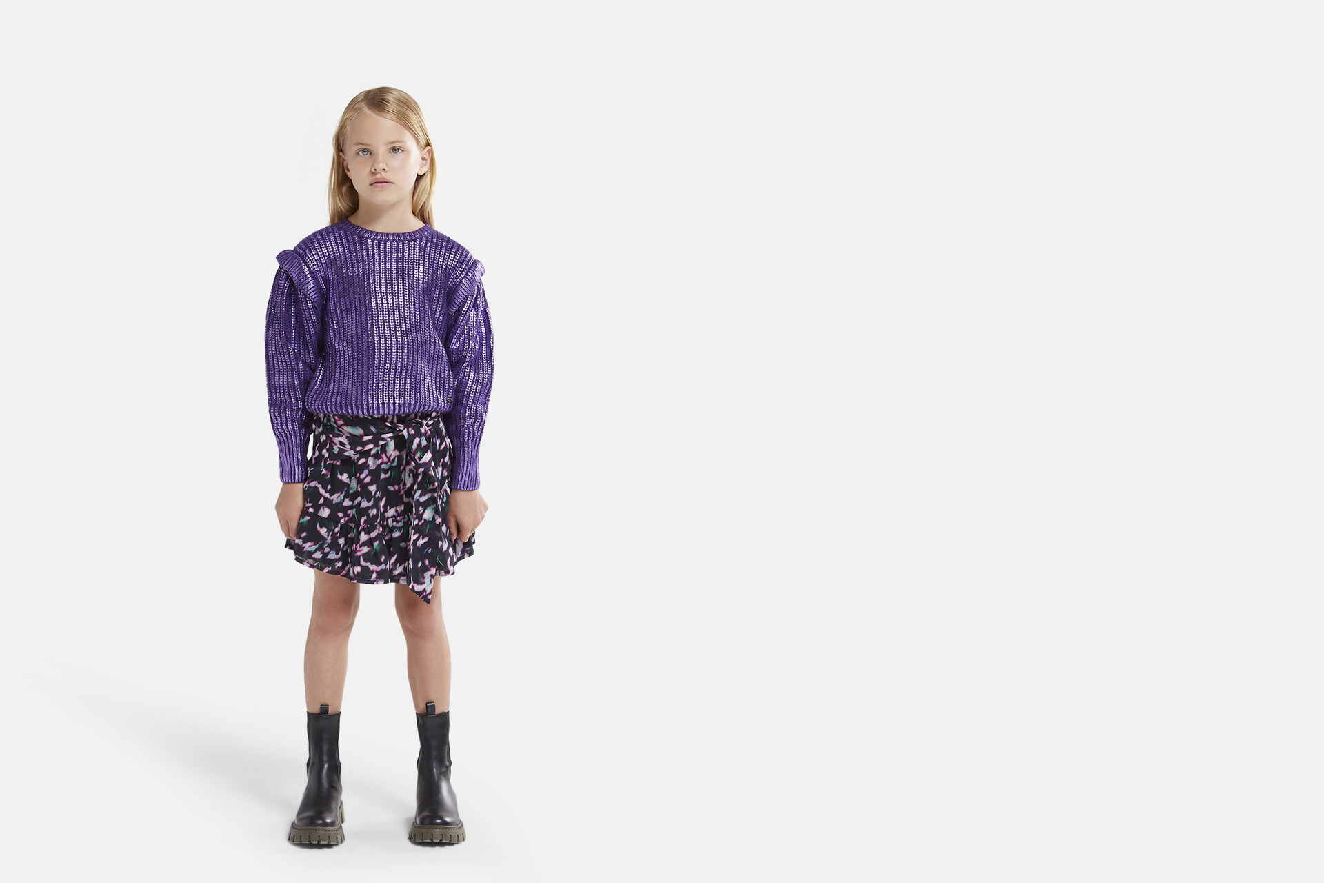 Print Rok Paars SHOEBY GIRLS