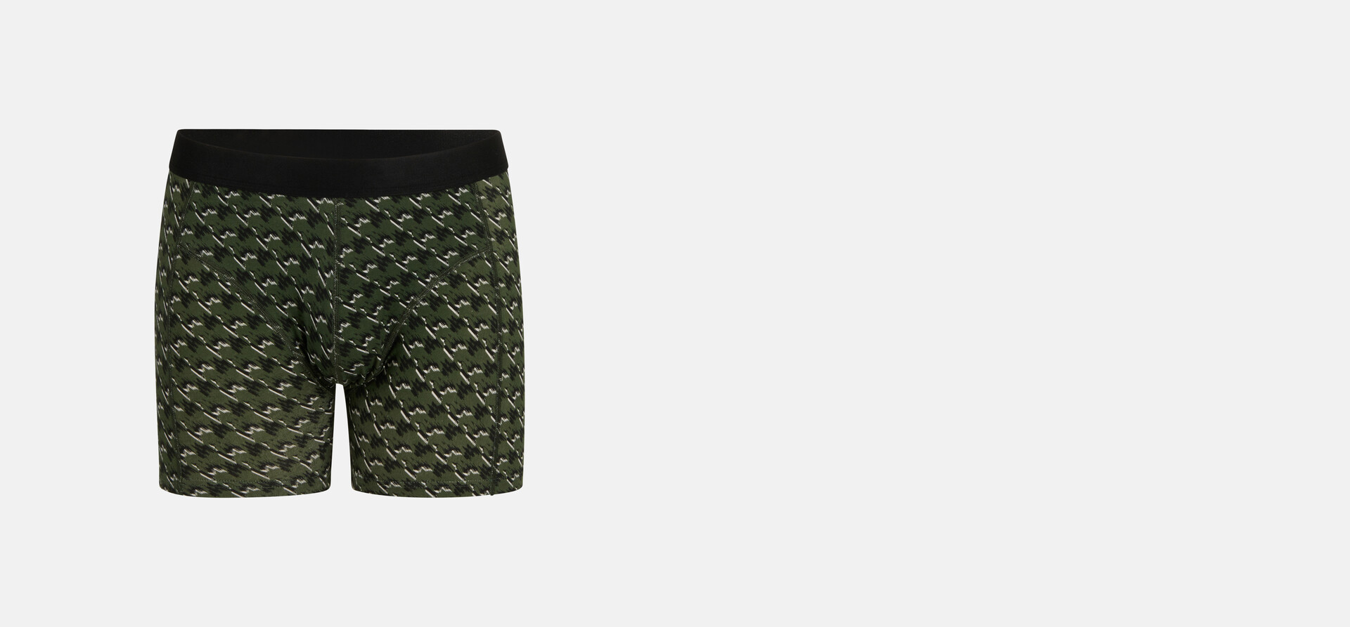 Print Boxershort Donkergroen SHOEBY ACCESSOIRES