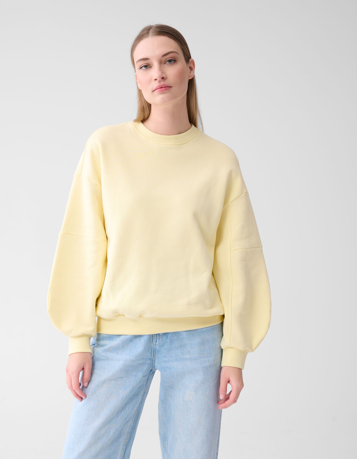 Big Sleeve Sweater Lichtgeel SHOEBY WOMEN