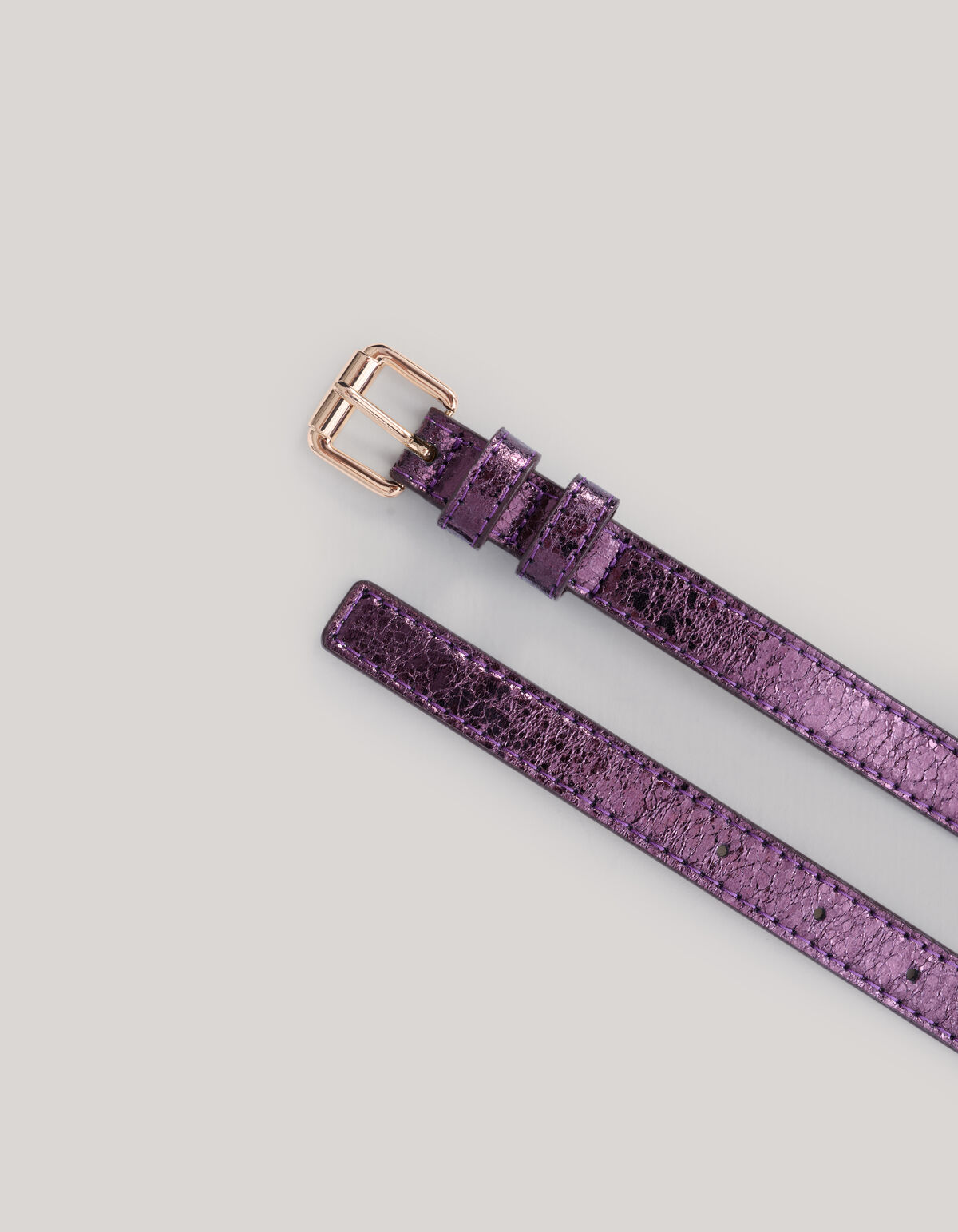 Metallic Riem Paars SHOEBY ACCESSOIRES