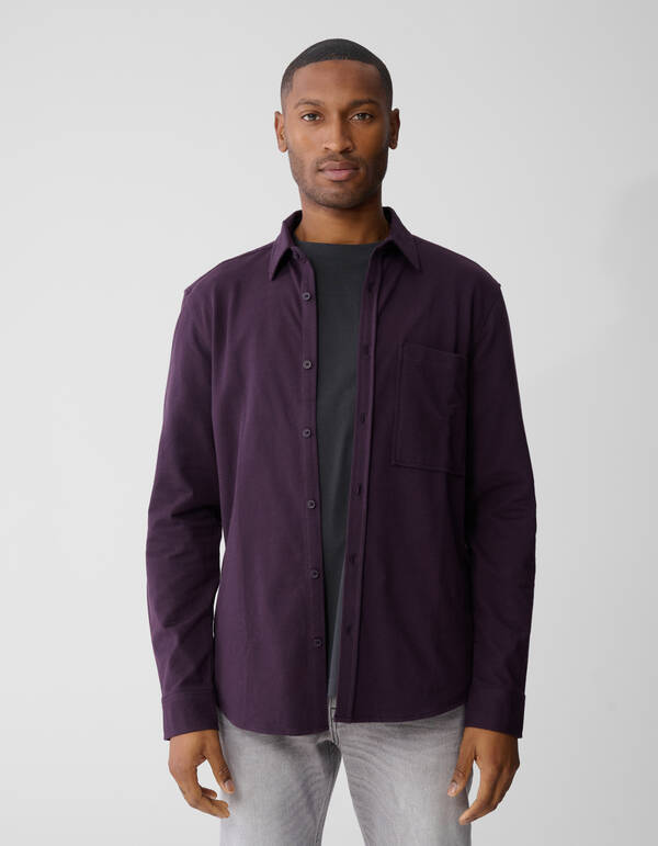 Keper Overhemd Donkerrood SHOEBY MEN