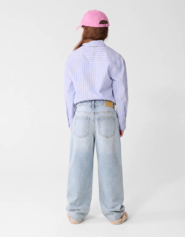 Baggy Fit Jeans Lichtblauw SHOEBY GIRLS