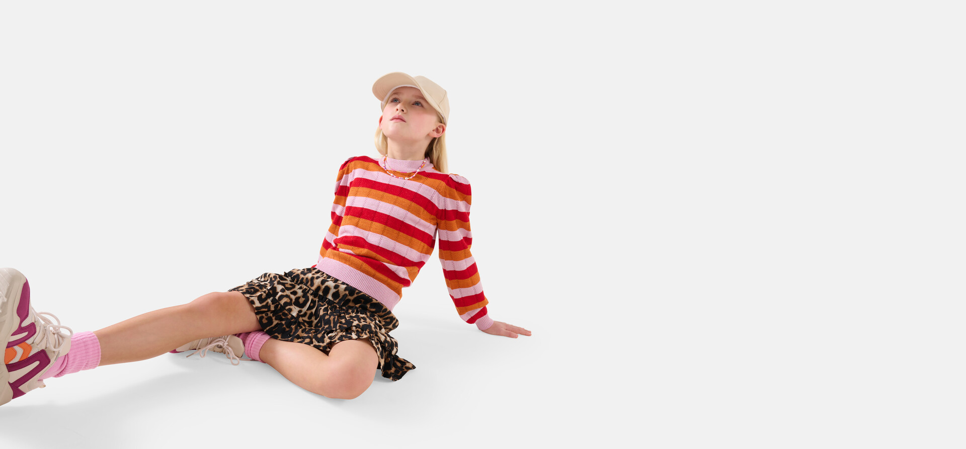 Leopard Rok Bruin SHOEBY GIRLS