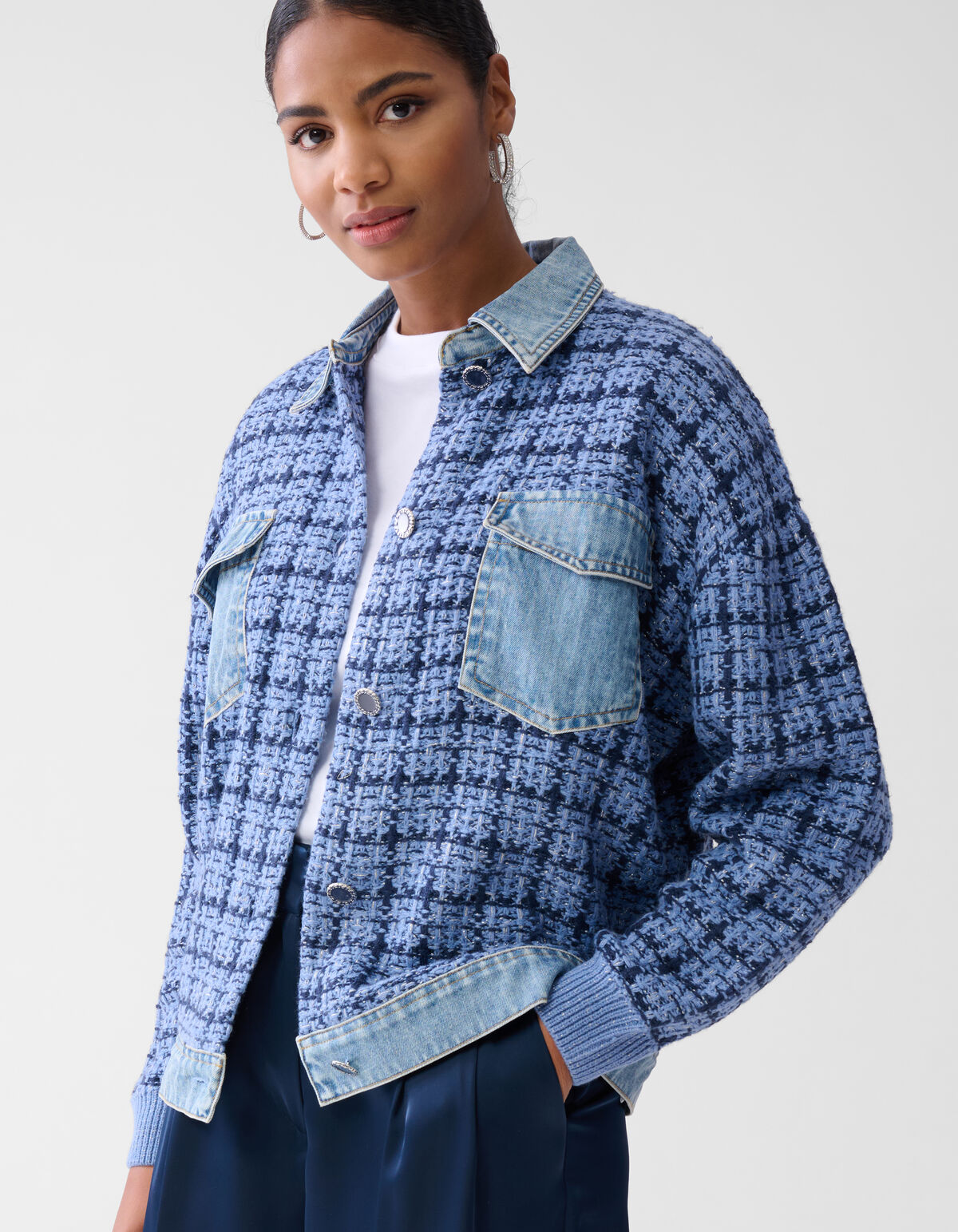 Tweed Mix Jack Blauw SHOEBY WOMEN