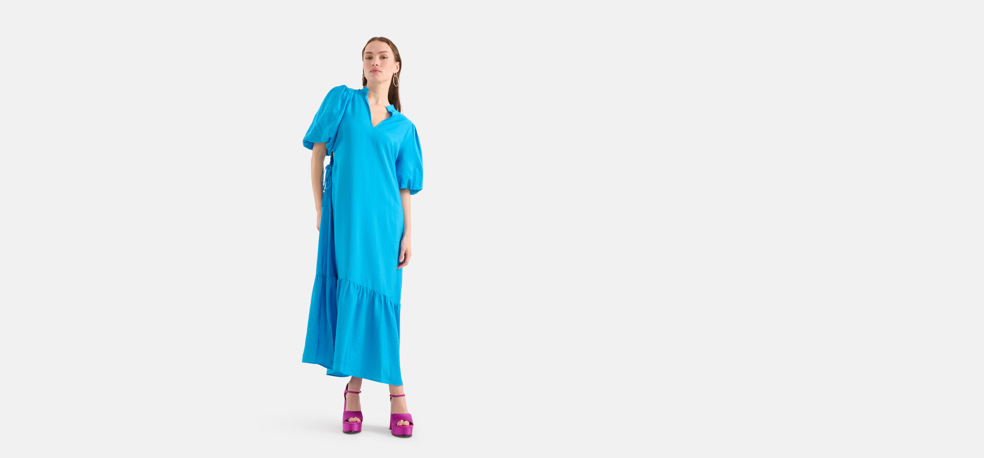 Maxi Jurk Blauw SHOEBY WOMEN
