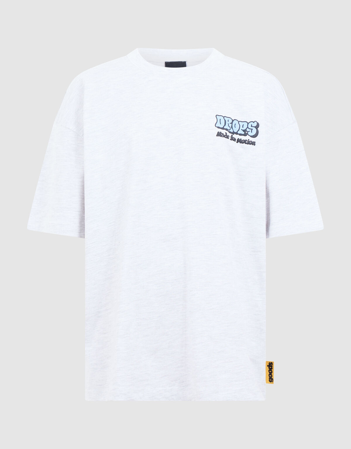 Drops Artwork T-shirt Lichtgrijs SHOEBY BOYS