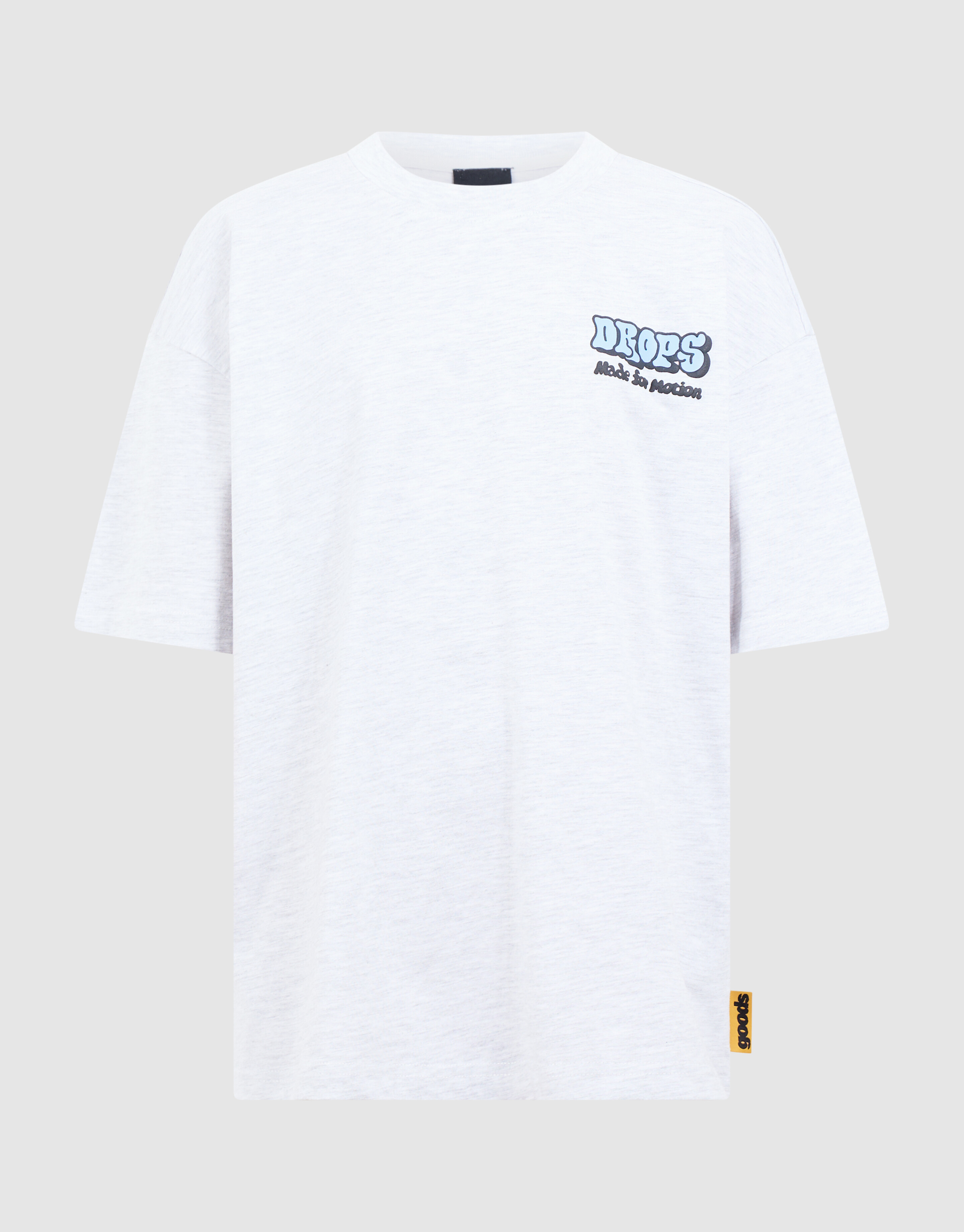 Drops Artwork T-shirt Lichtgrijs SHOEBY BOYS