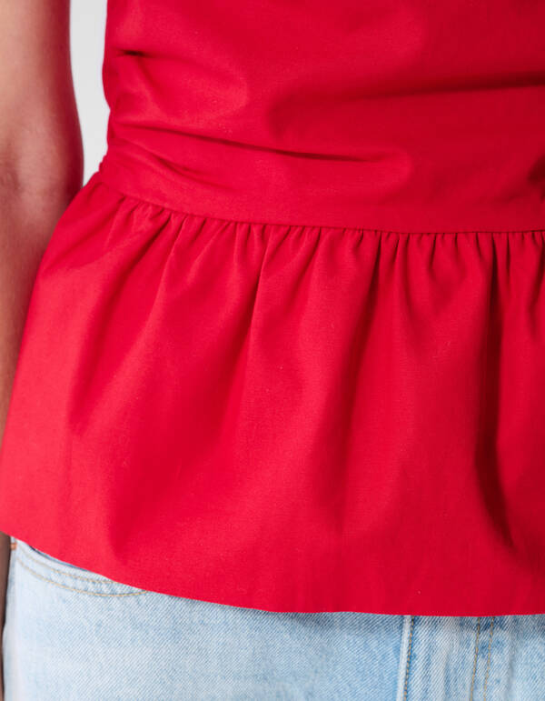 Strapless Top Rood SHOEBY WOMEN