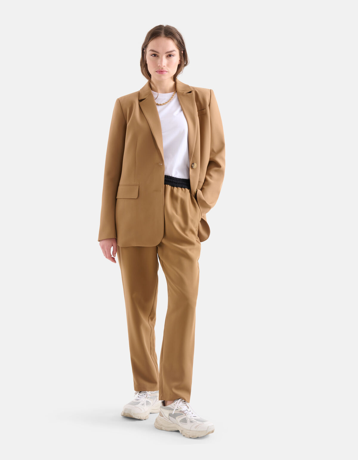 Contrast Broek Bruin SHOEBY WOMEN