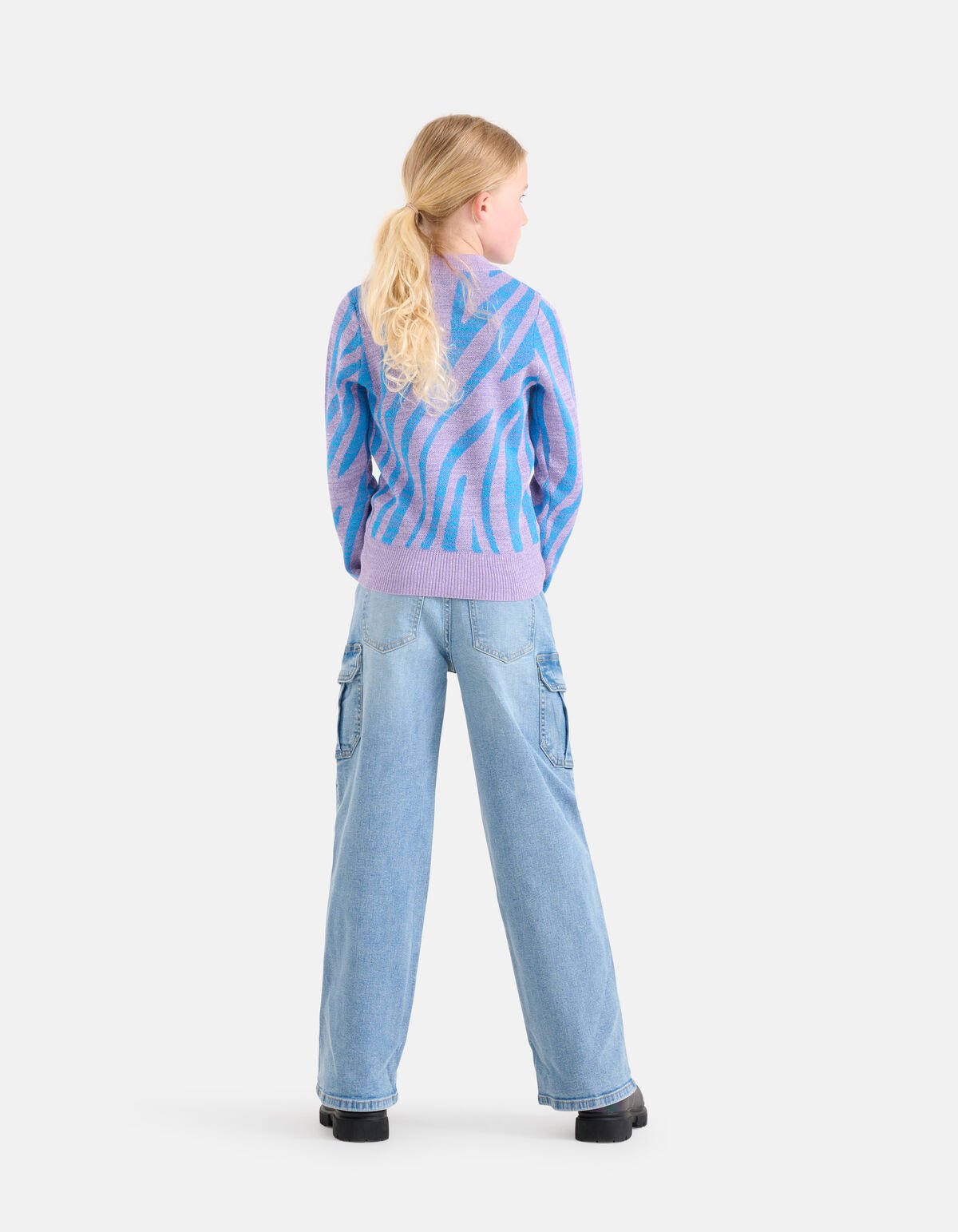 Cargo Denim Jeans Mediumstone SHOEBY GIRLS