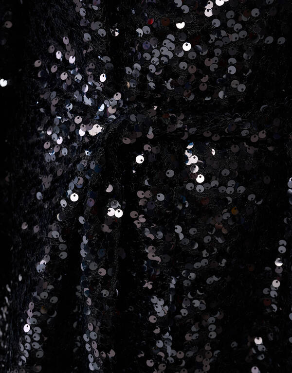 Sequin Mini Jurk Zwart SHOEBY WOMEN