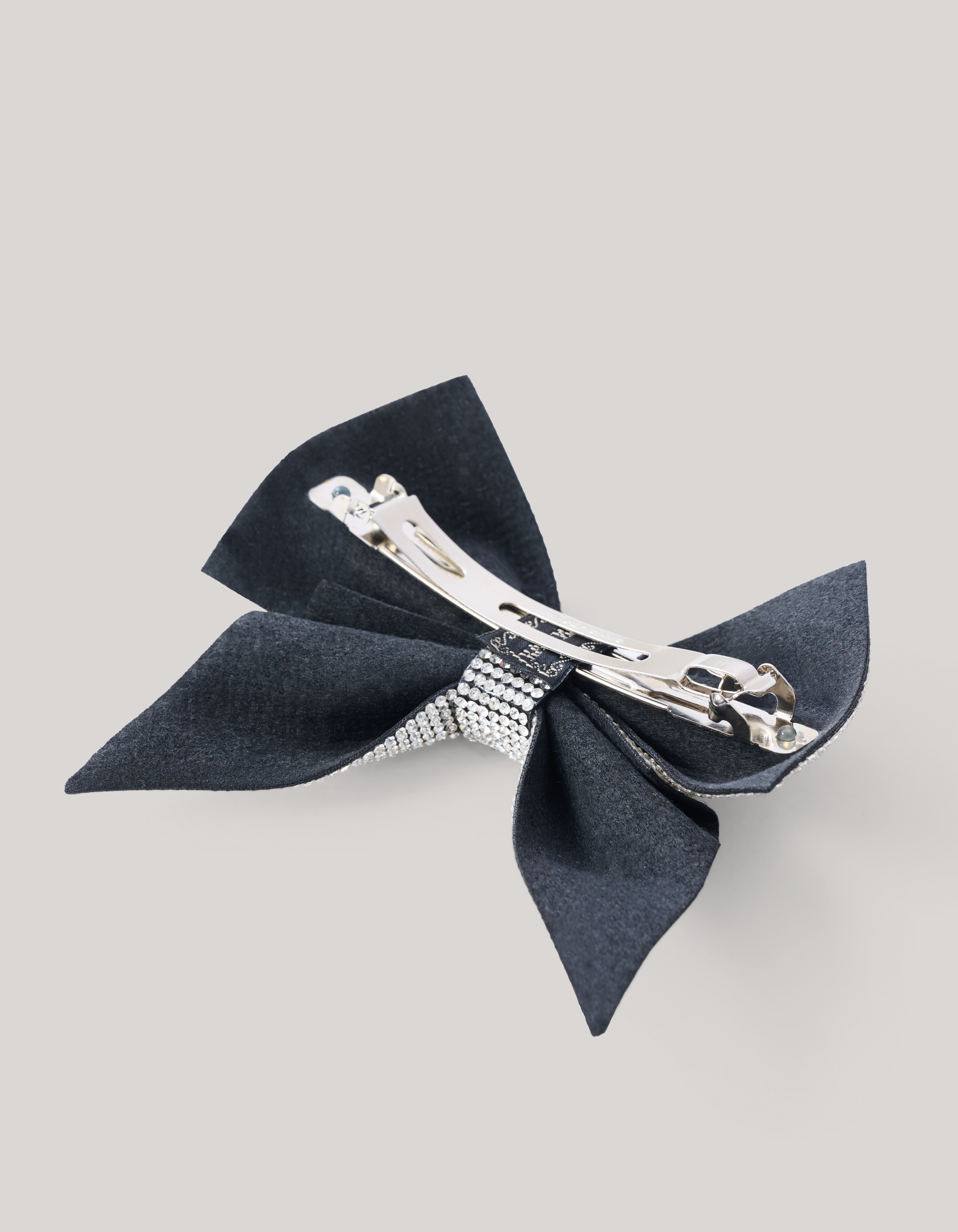 Strass Strik Haarclip Zilver By Lizzy SHOEBY ACCESSOIRES