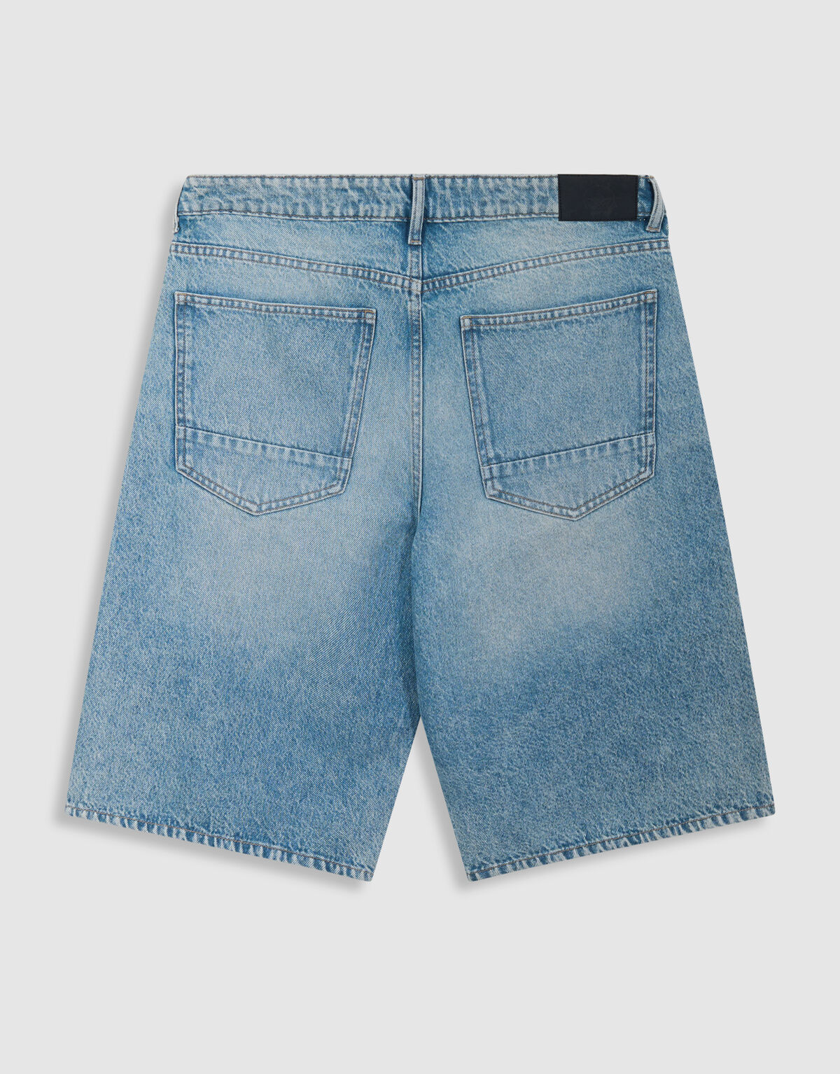 Relaxed Fit Denim Short Mediumstone SHOEBY MEN