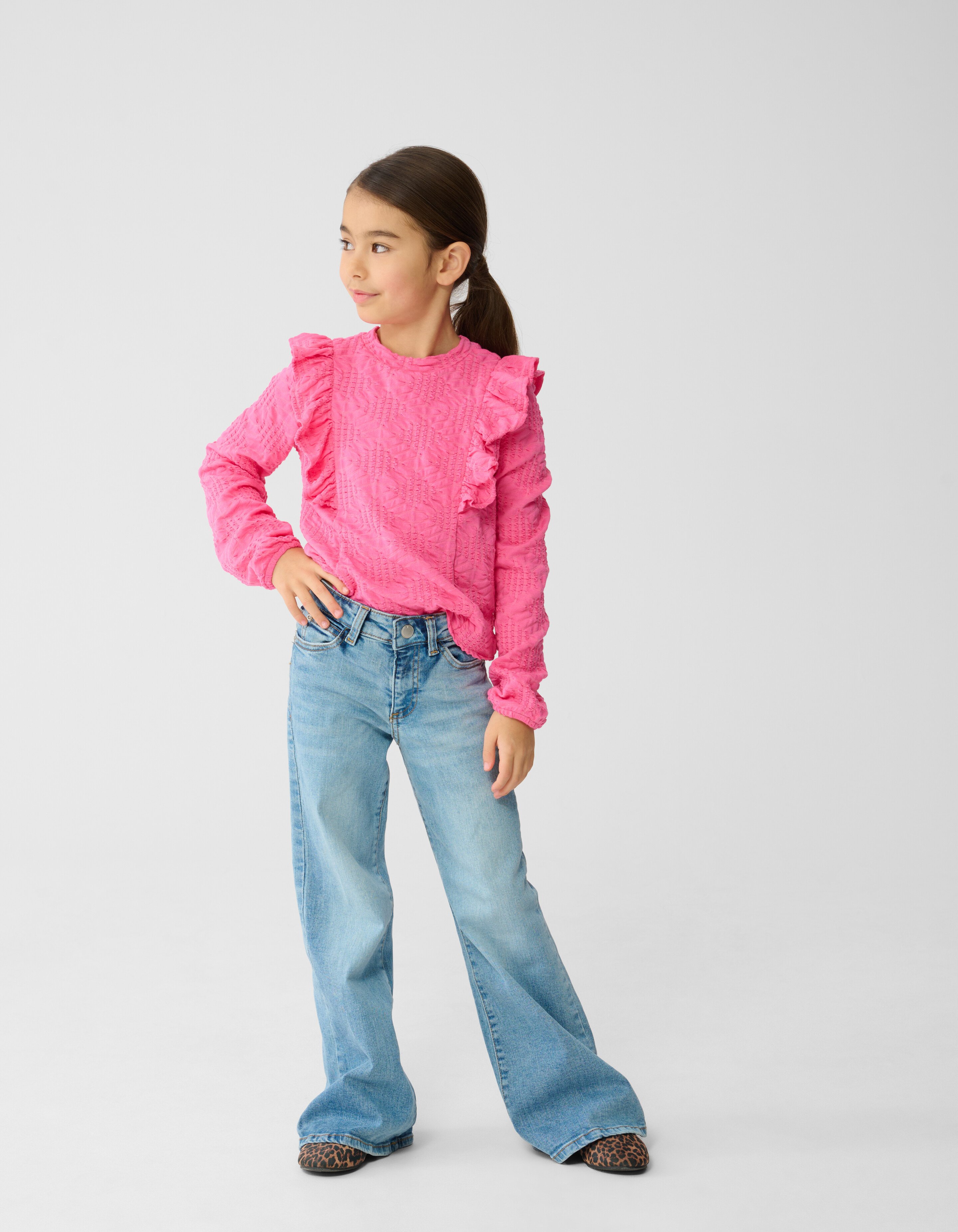 Ruffle Top Lichtroze SHOEBY GIRLS