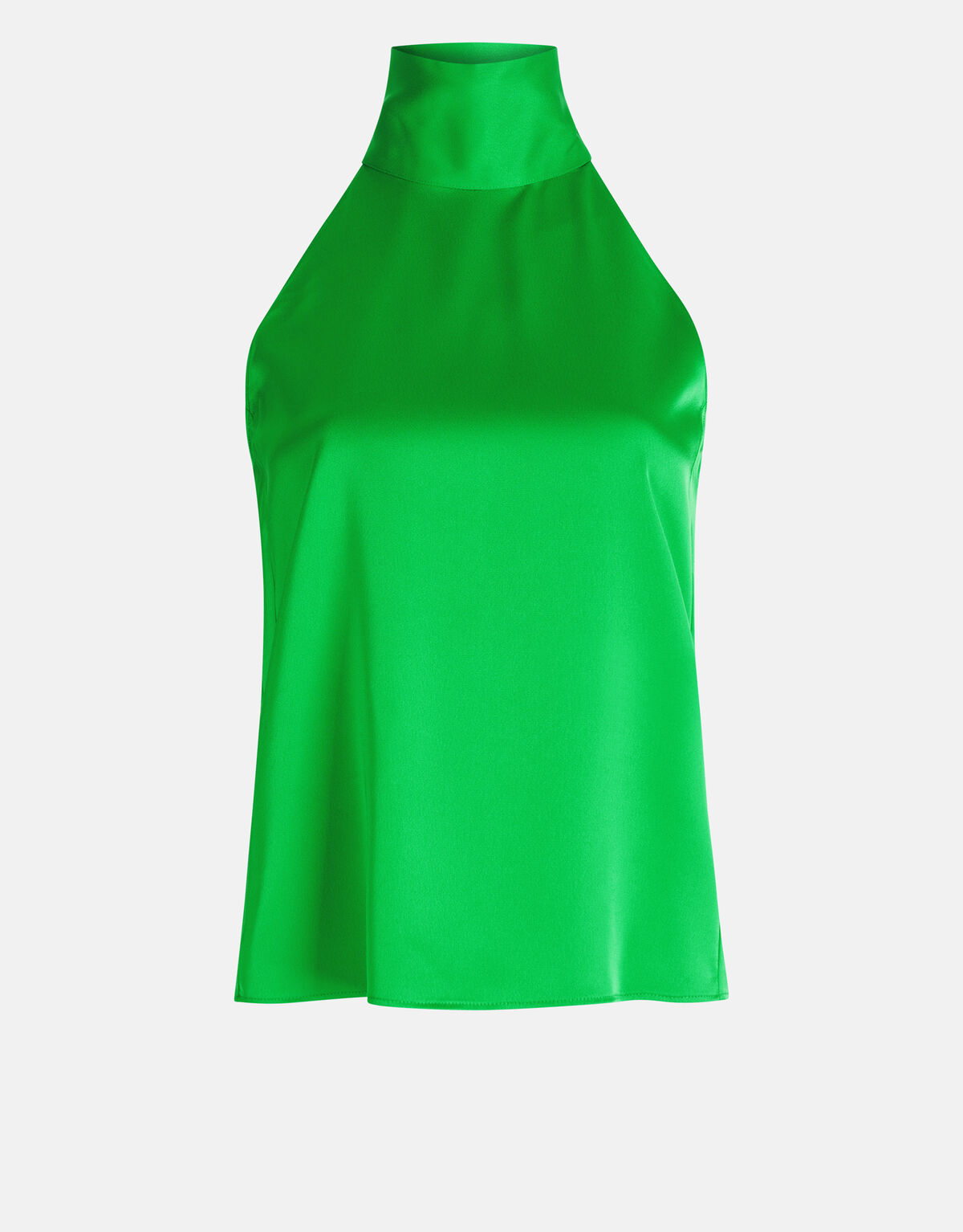 Satijnen Halter Top Groen By Mieke SHOEBY WOMEN