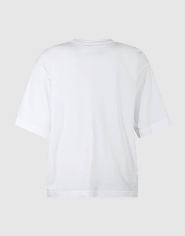 Oversized Basic T-shirt Wit By Lonneke SHOEBY WOMEN