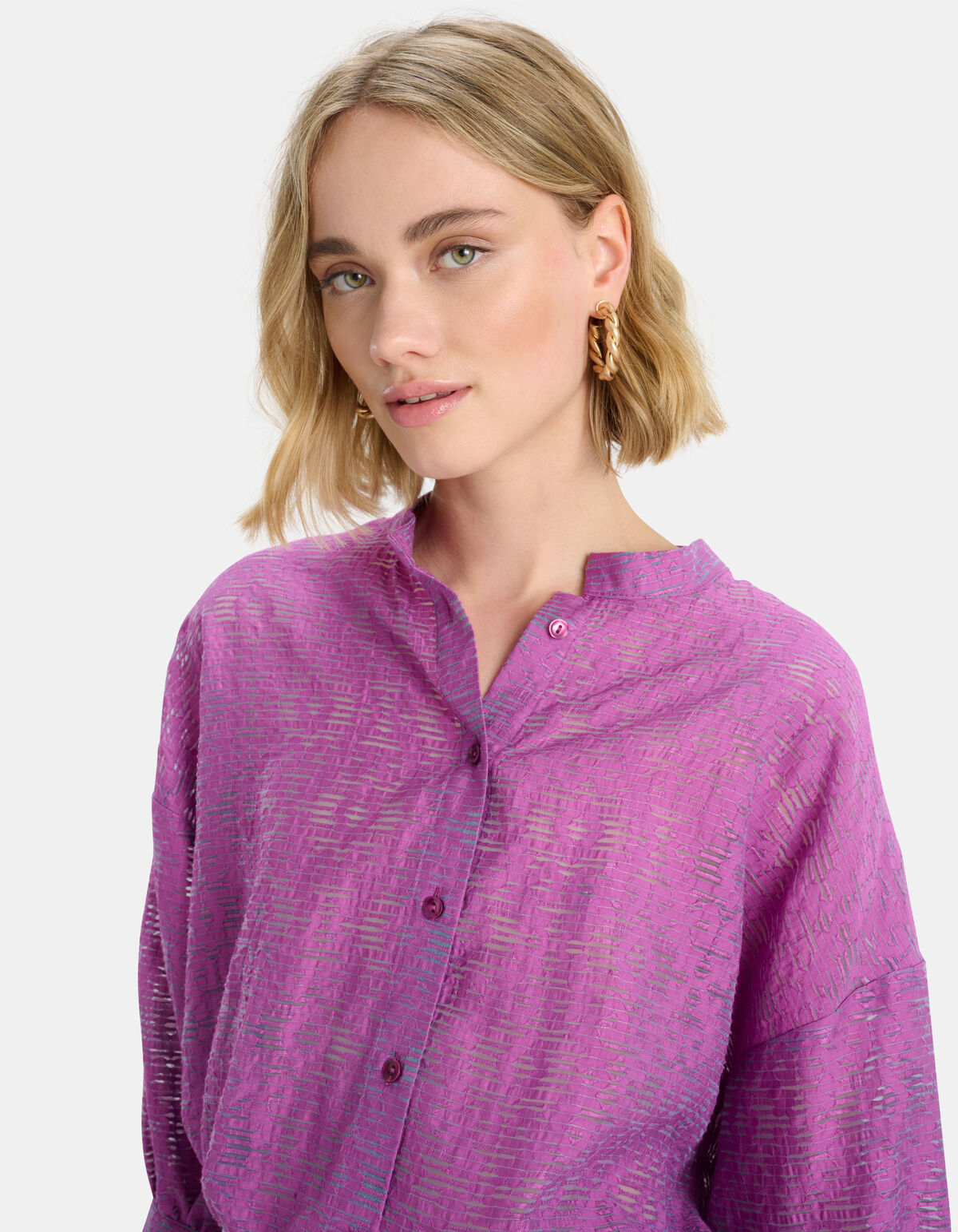 Oversized Blouse Paars SHOEBY WOMEN