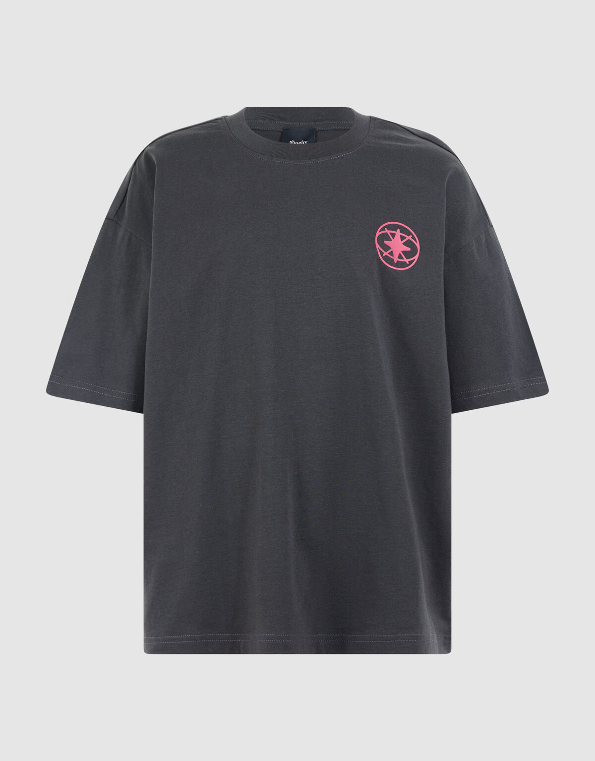 London Artwork T-shirt Donkergrijs SHOEBY BOYS