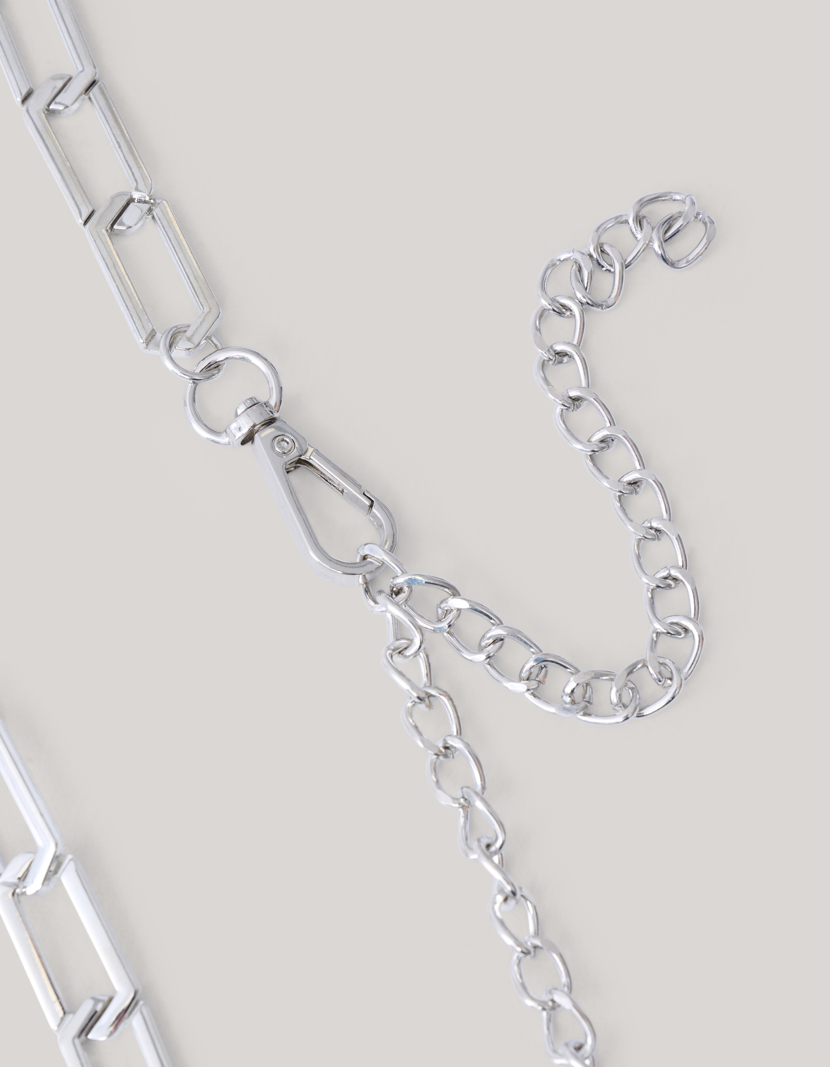 Flat Rectangle Riem Zilver SHOEBY ACCESSOIRES