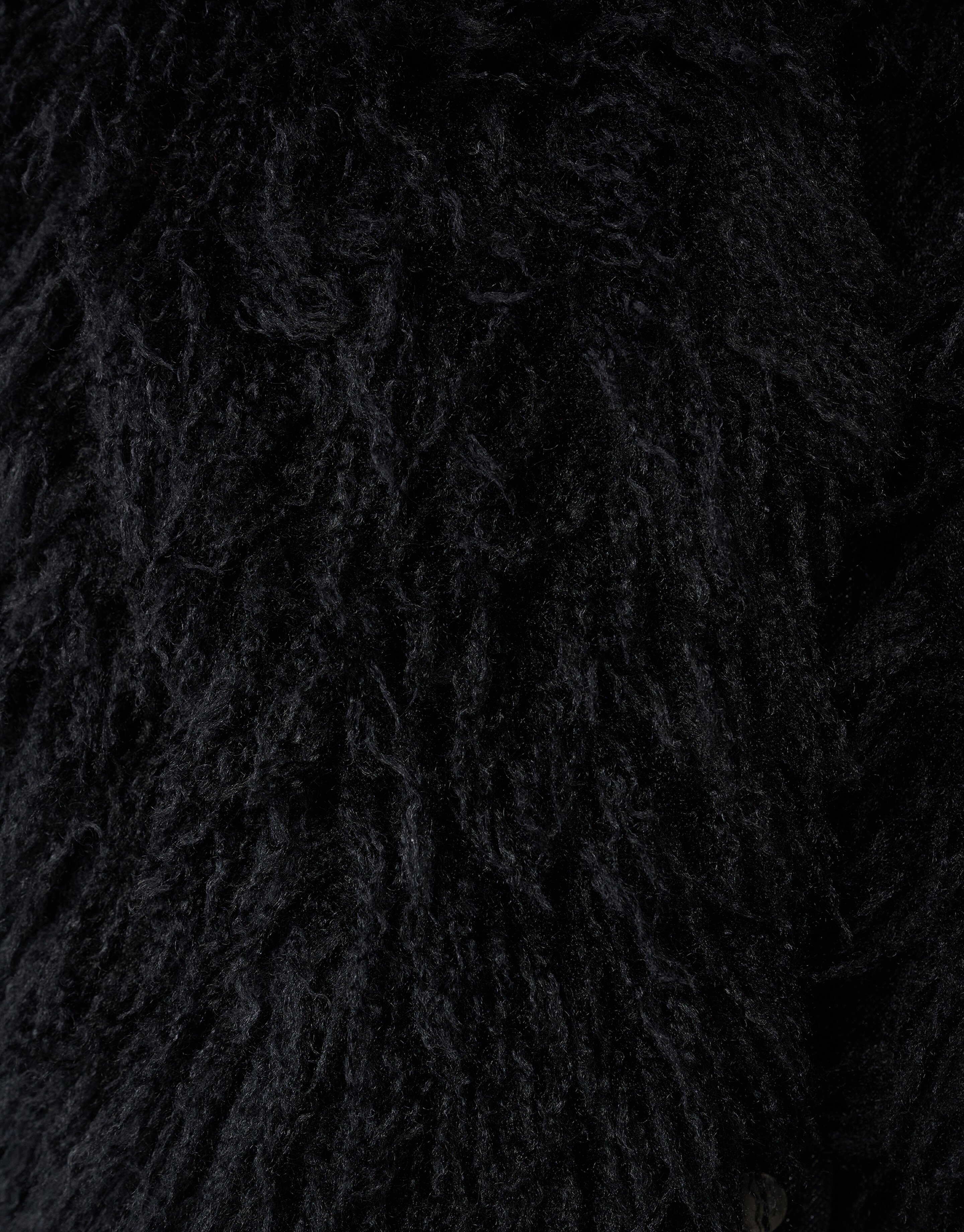 Oversized Teddy Gilet Zwart SHOEBY WOMEN