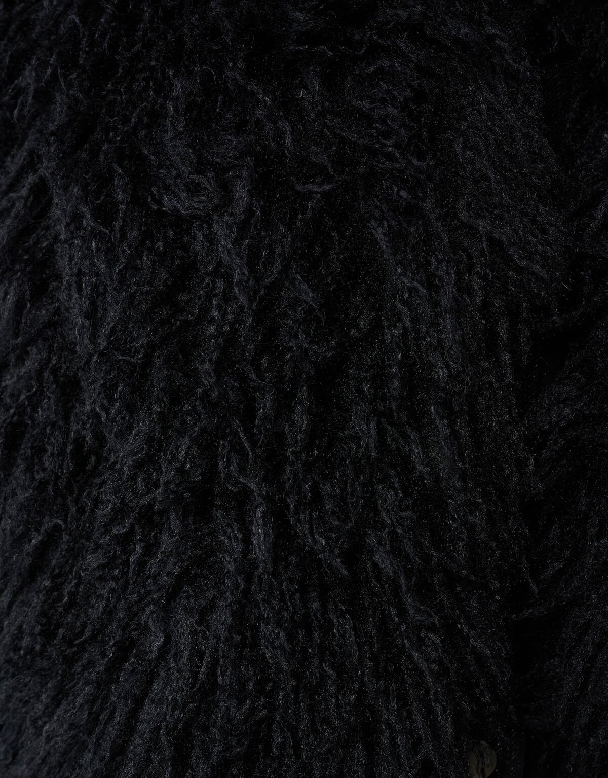 Oversized Teddy Gilet Zwart SHOEBY WOMEN
