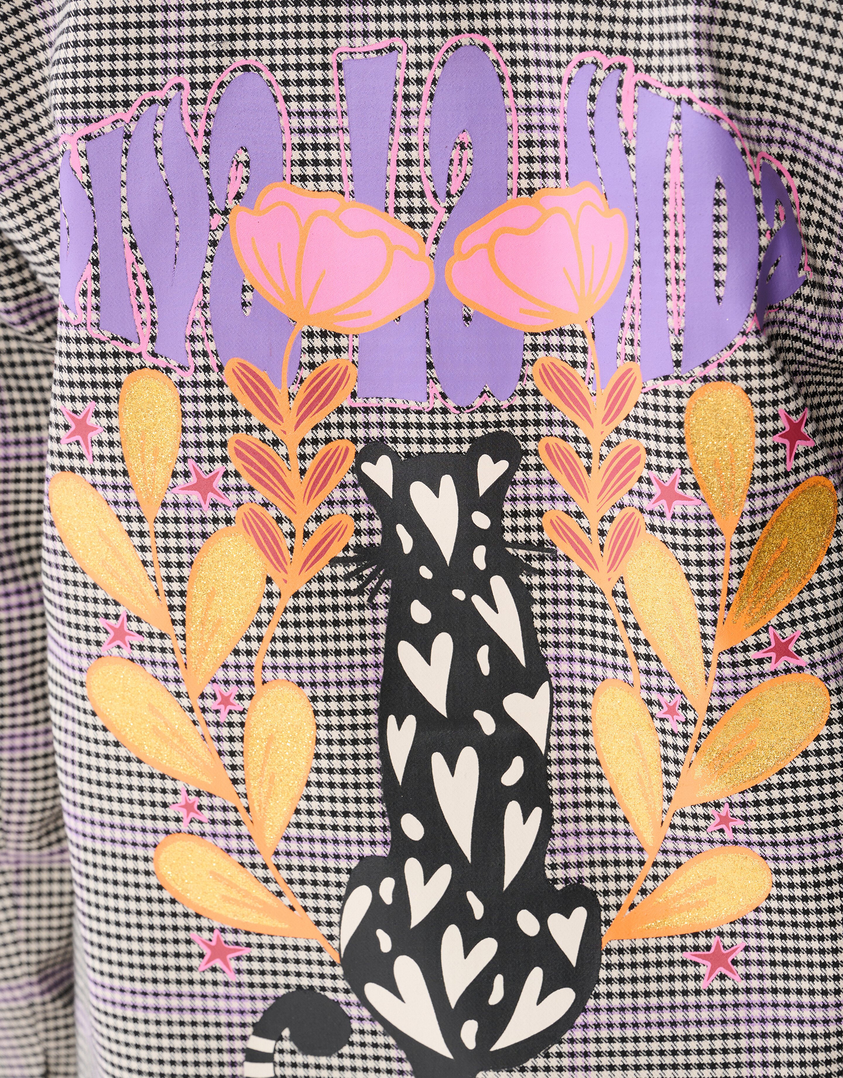 Ruiten Artwork Blazer Lichtbruin SHOEBY GIRLS