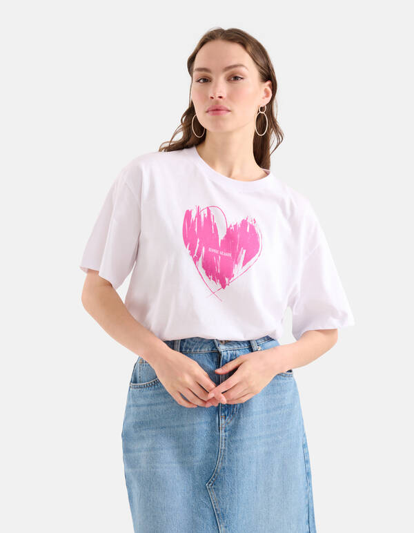 Artwork T-shirt Roze SHOEBY WOMEN
