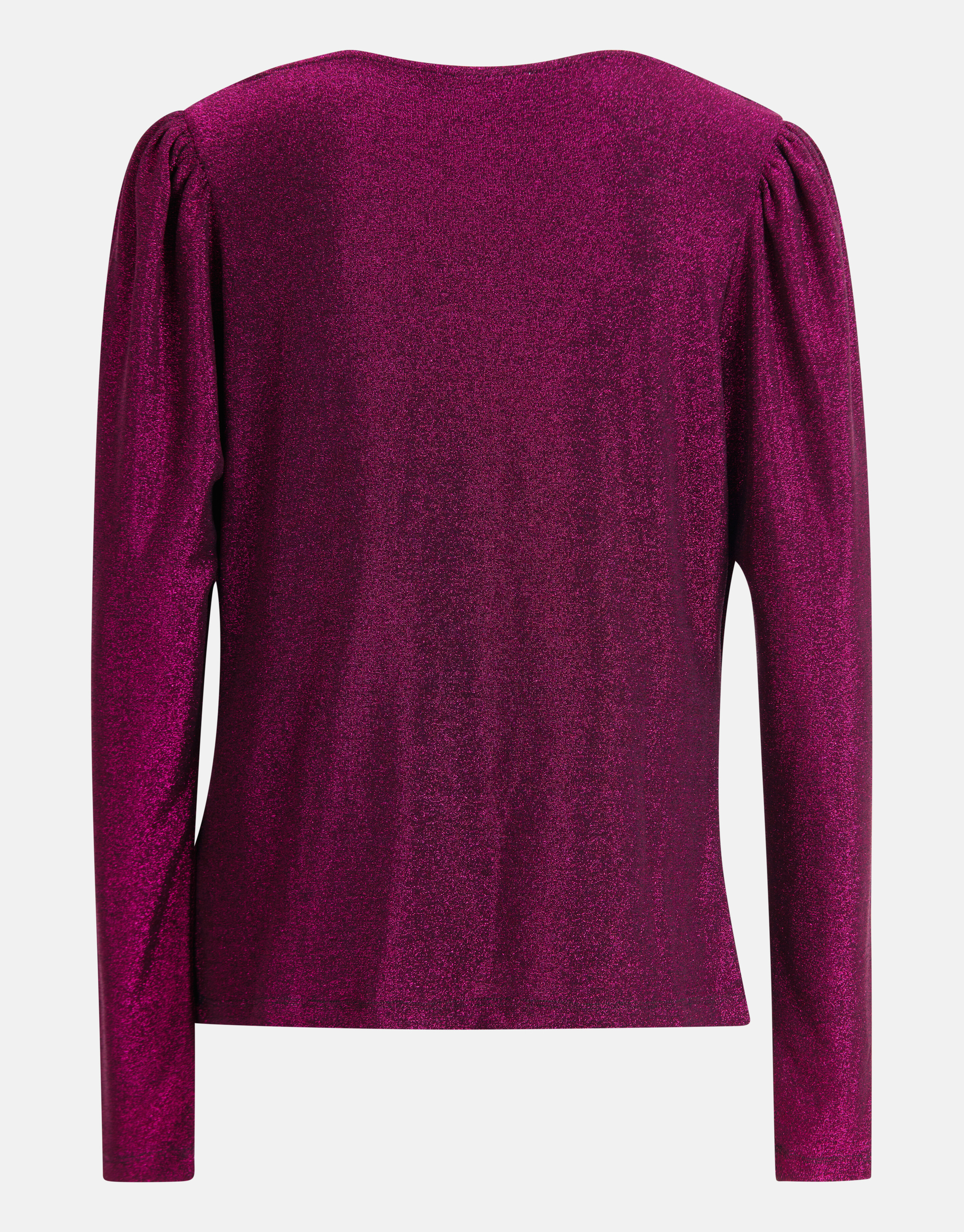Gedrapeerde Glitter Top Paars SHOEBY WOMEN