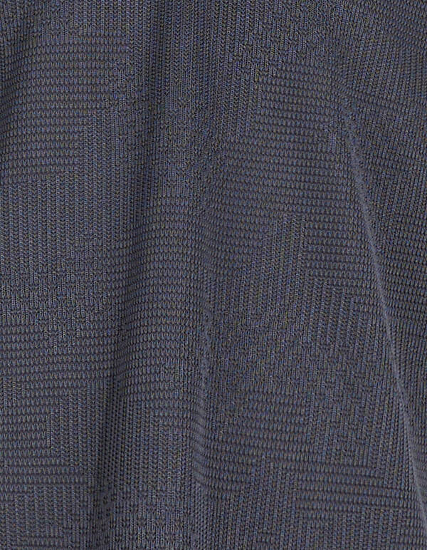 Structuur Zipper Polo Donkerblauw SHOEBY MEN