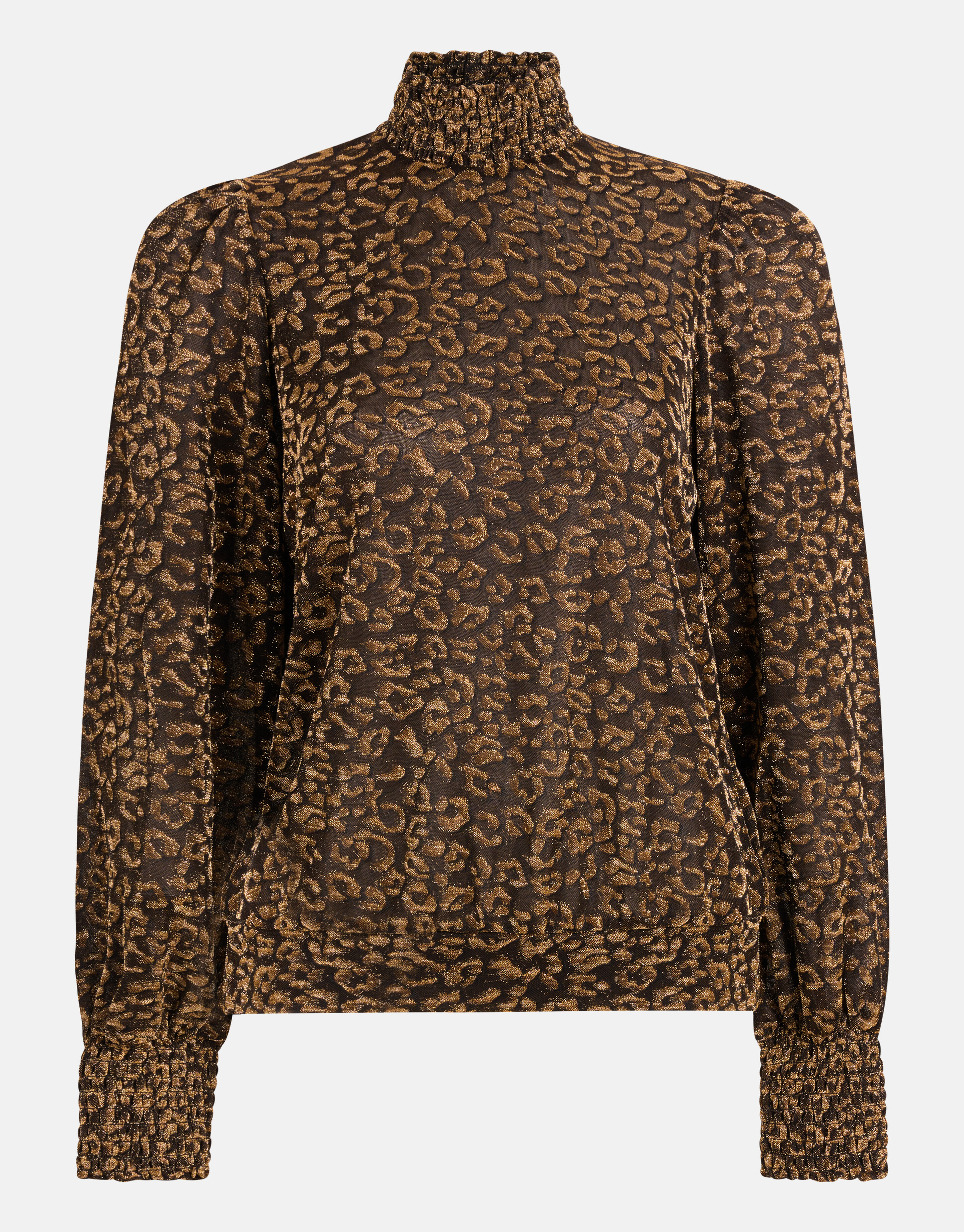 Lurex Longsleeve Top Goud SHOEBY WOMEN