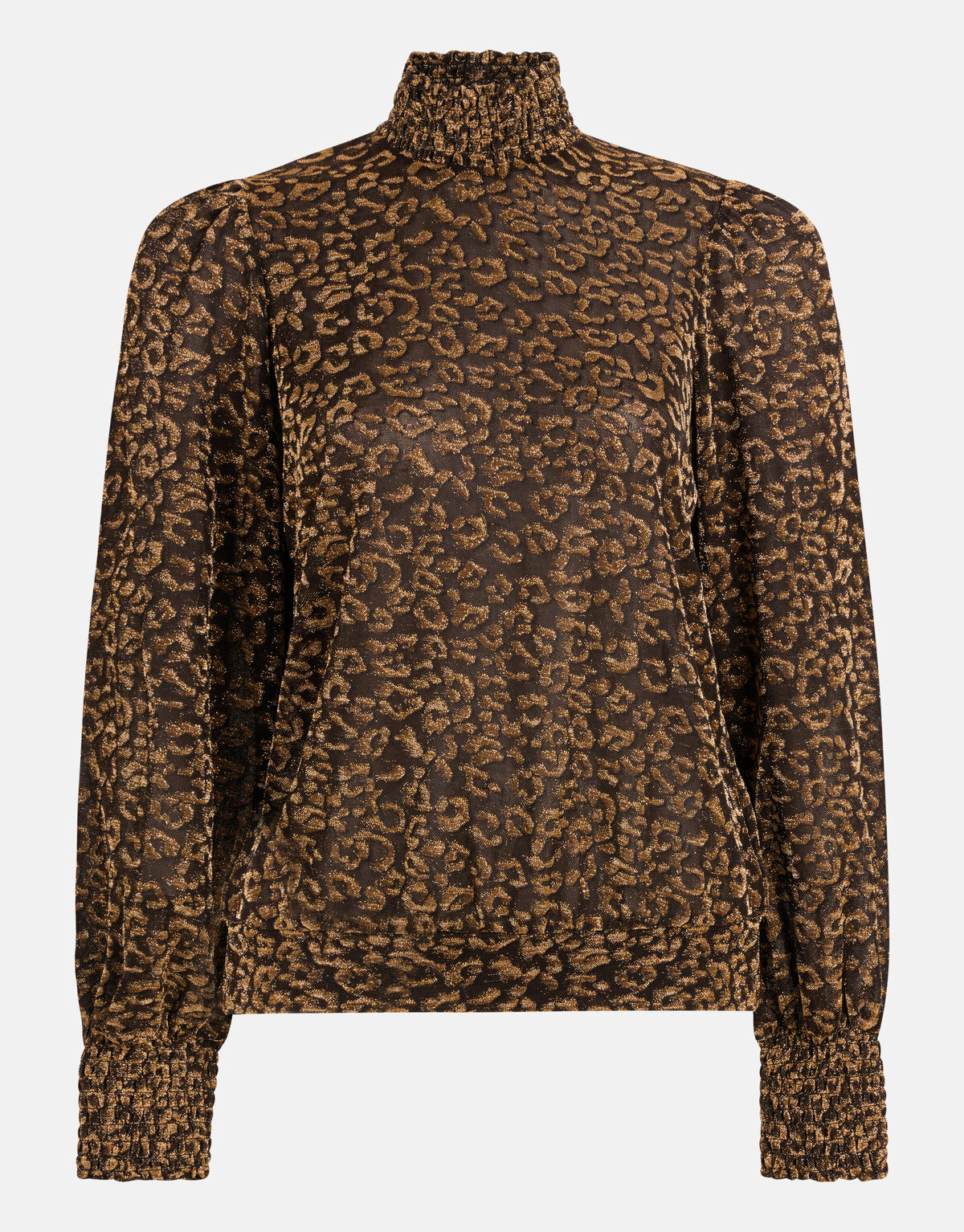 Lurex Longsleeve Top Goud SHOEBY WOMEN