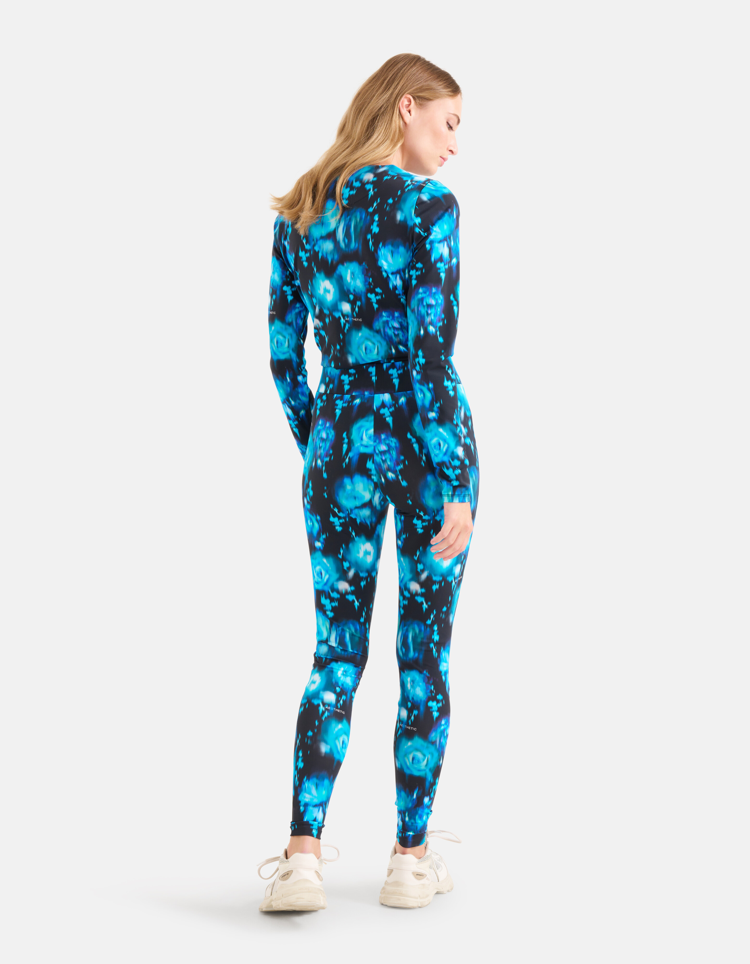 Printed Travel Legging Blauw SHOEBY WOMEN