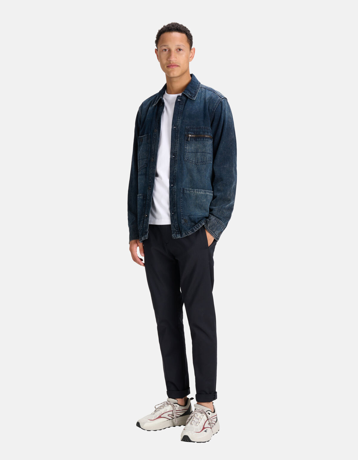 Denim Overshirt Blauw REFILL