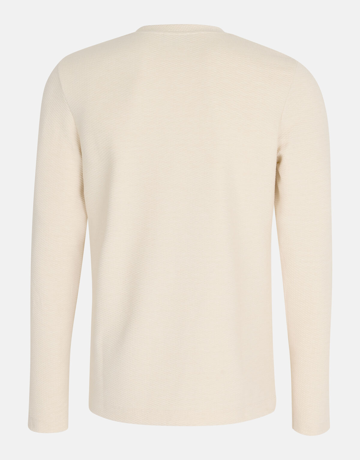 Structuur T-shirt Gebroken Wit SHOEBY MEN