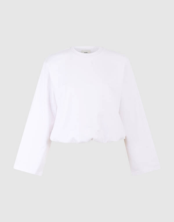 Balloon Longsleeve T-shirt Wit SHOEBY WOMEN