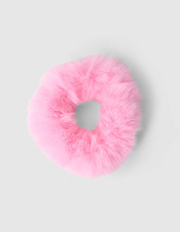 Fur Scrunchie Roze SHOEBY ACCESSOIRES
