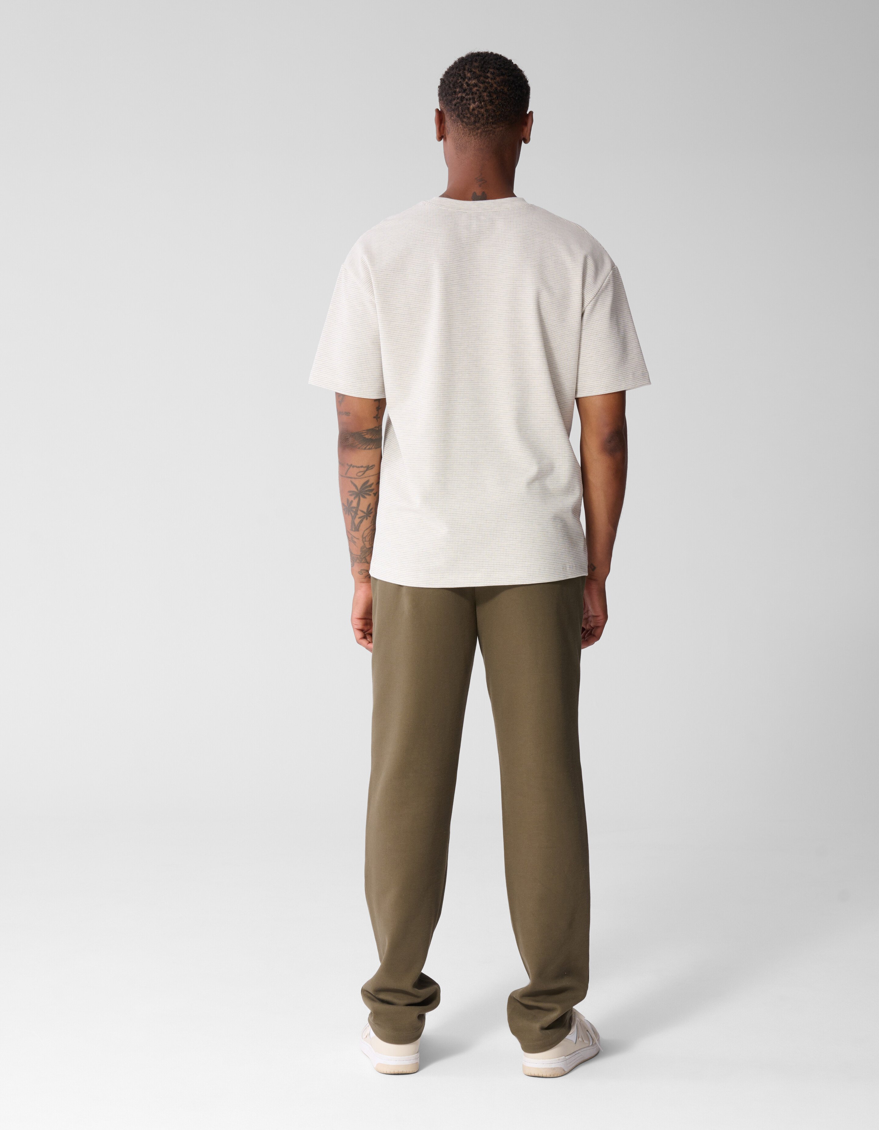 Honeycomb T-shirt Lichtgrijs SHOEBY MEN