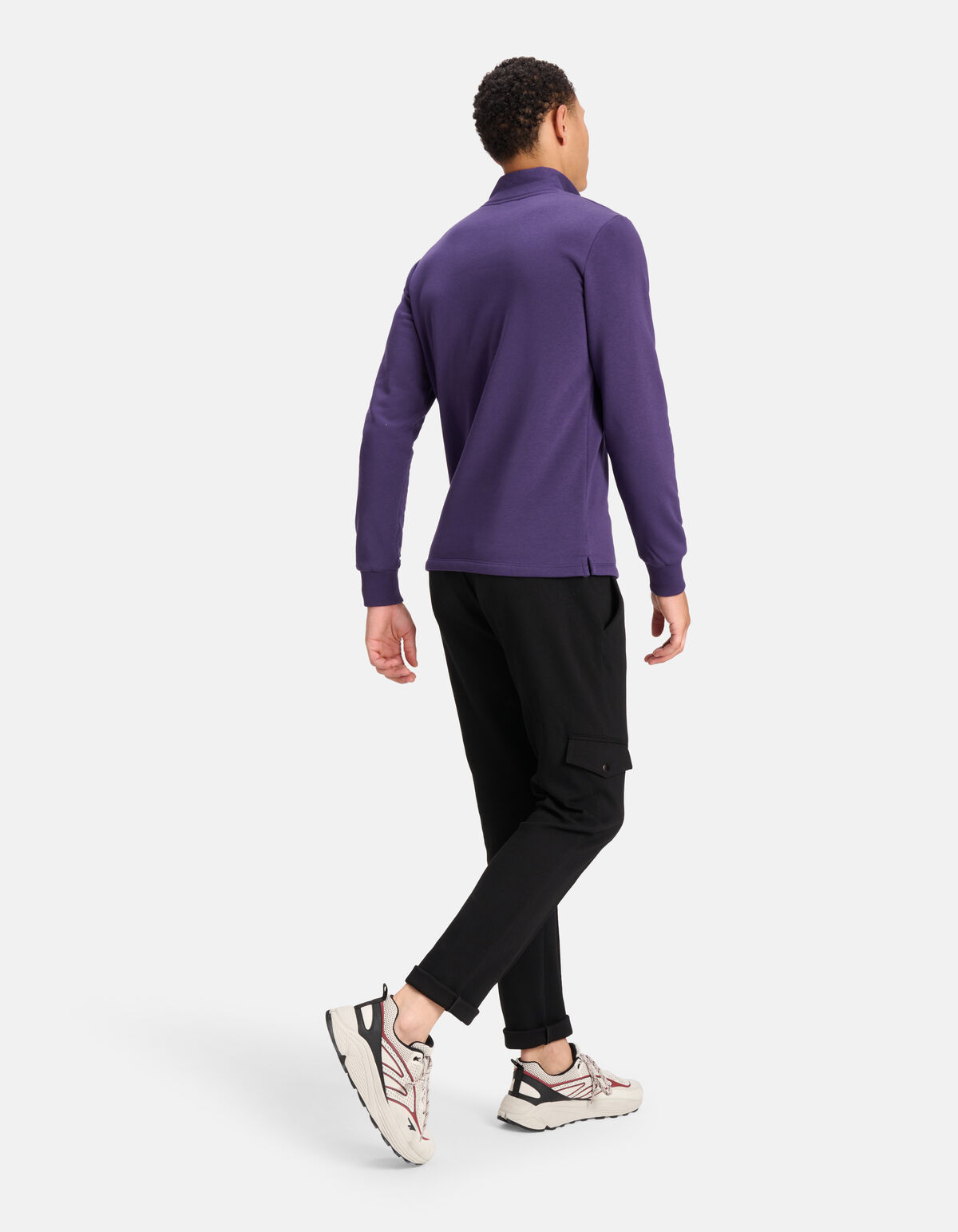 Knopen Sweater Paars SHOEBY MEN