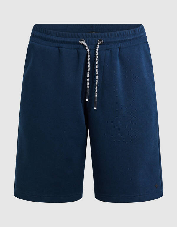 Pique Logo Short Blauw SHOEBY MEN