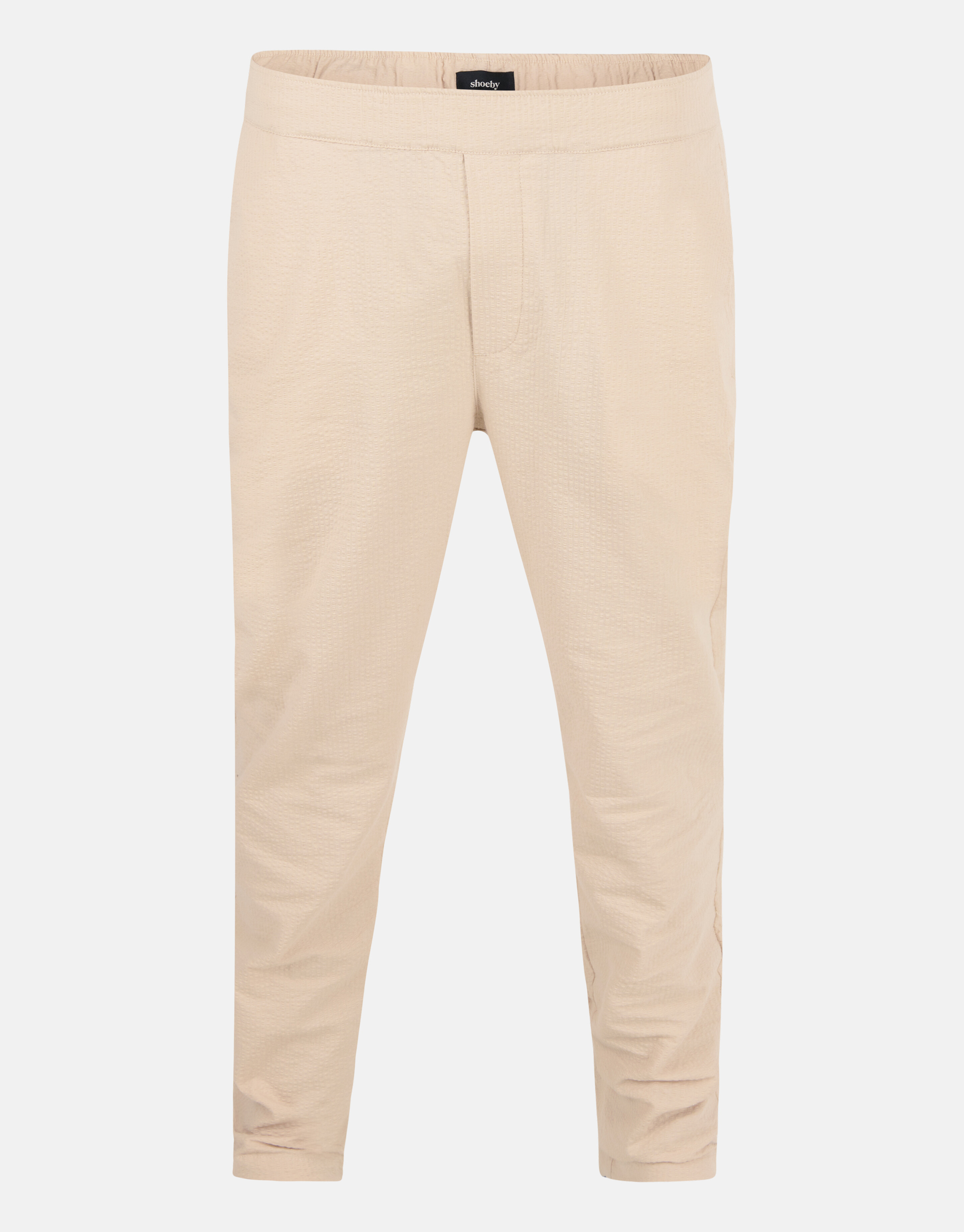 Seersucker Broek Beige SHOEBY MEN