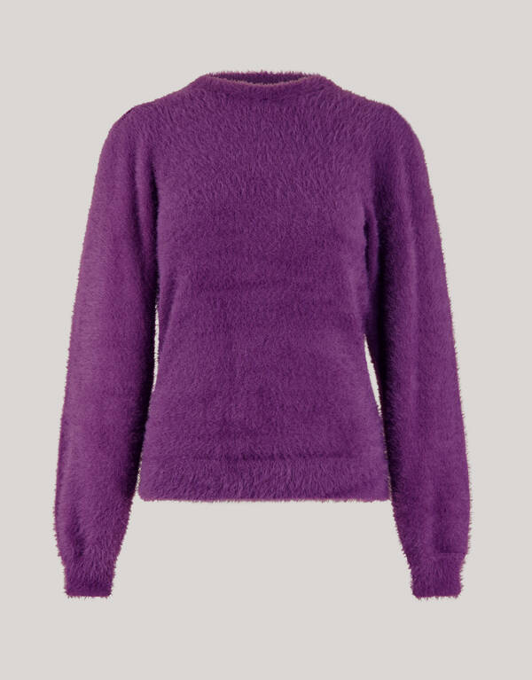 Furry Trui Paars SHOEBY WOMEN