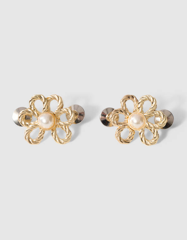 Flower Jeans Pins Goud SHOEBY ACCESSOIRES