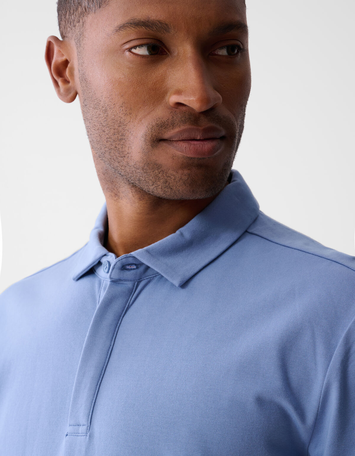 Jersey Polo Lichtblauw SHOEBY MEN