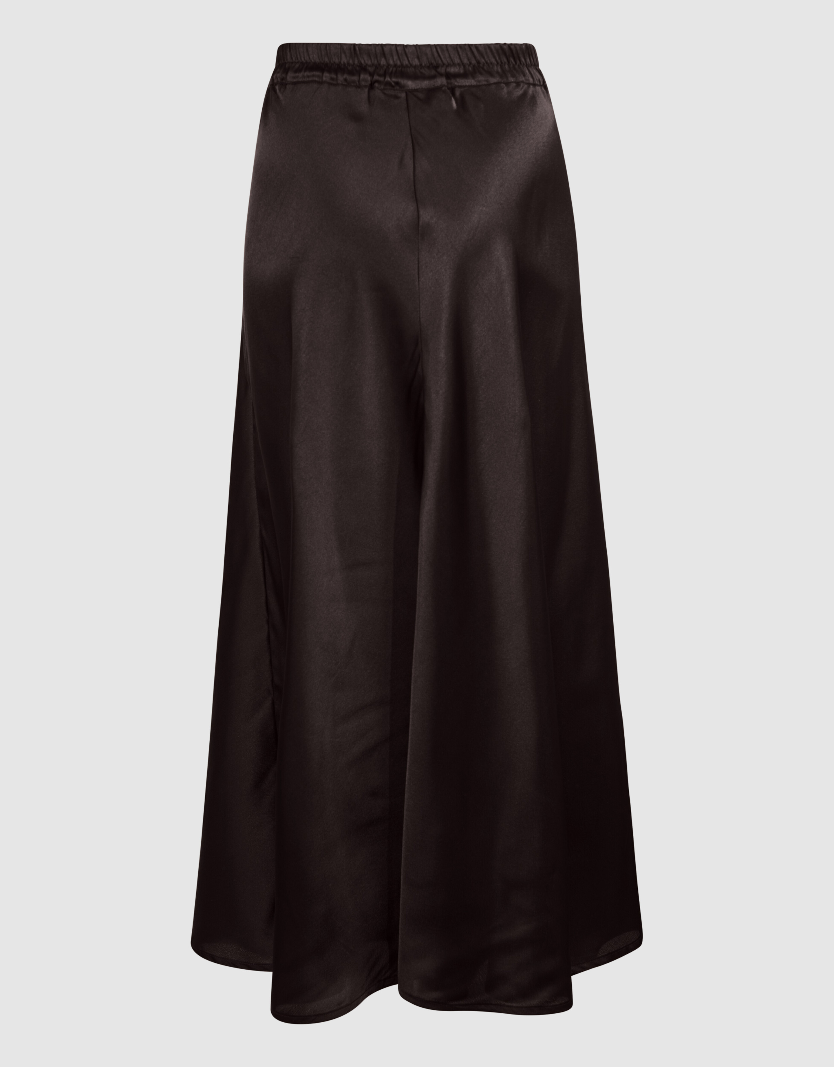 Satijnen Maxi Rok Donkerbruin SHOEBY WOMEN
