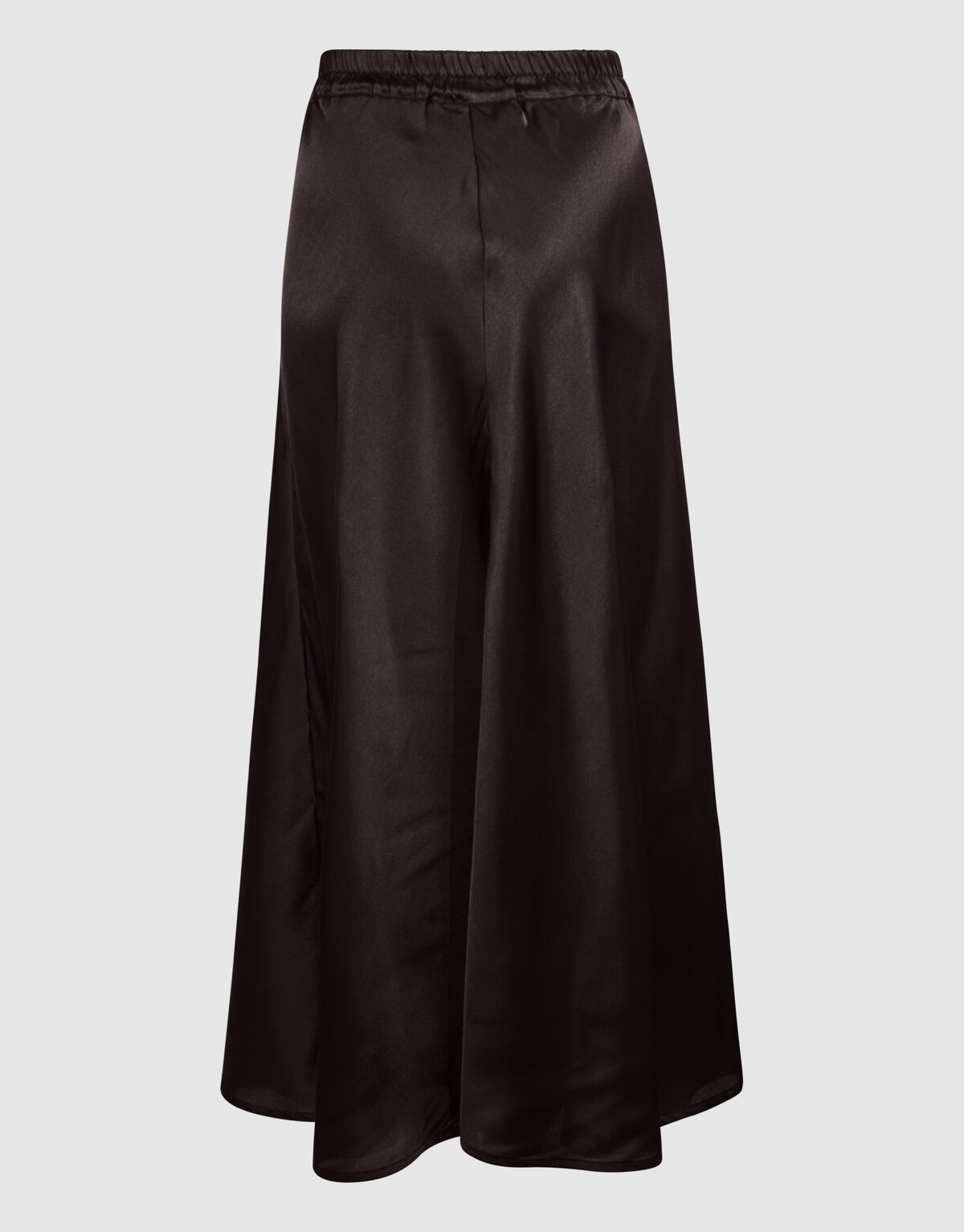 Satijnen Maxi Rok Donkerbruin SHOEBY WOMEN