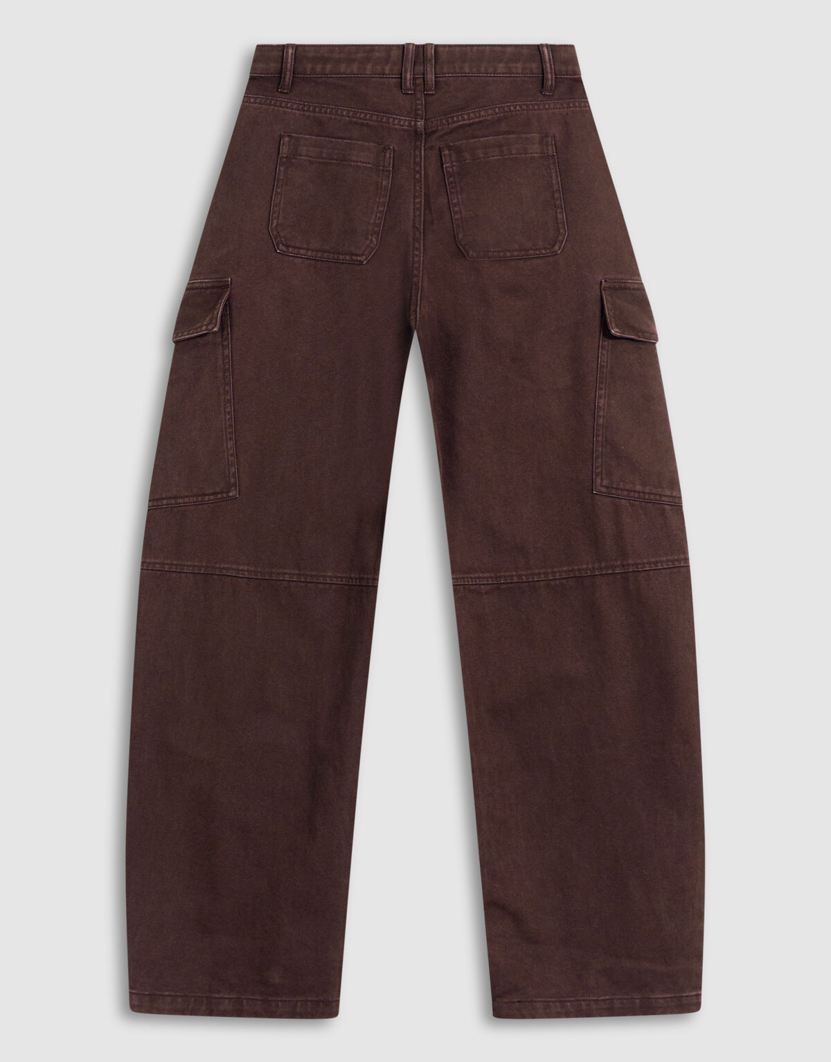 Cargo Balloon Fit Broek Donkerbruin SHOEBY GIRLS