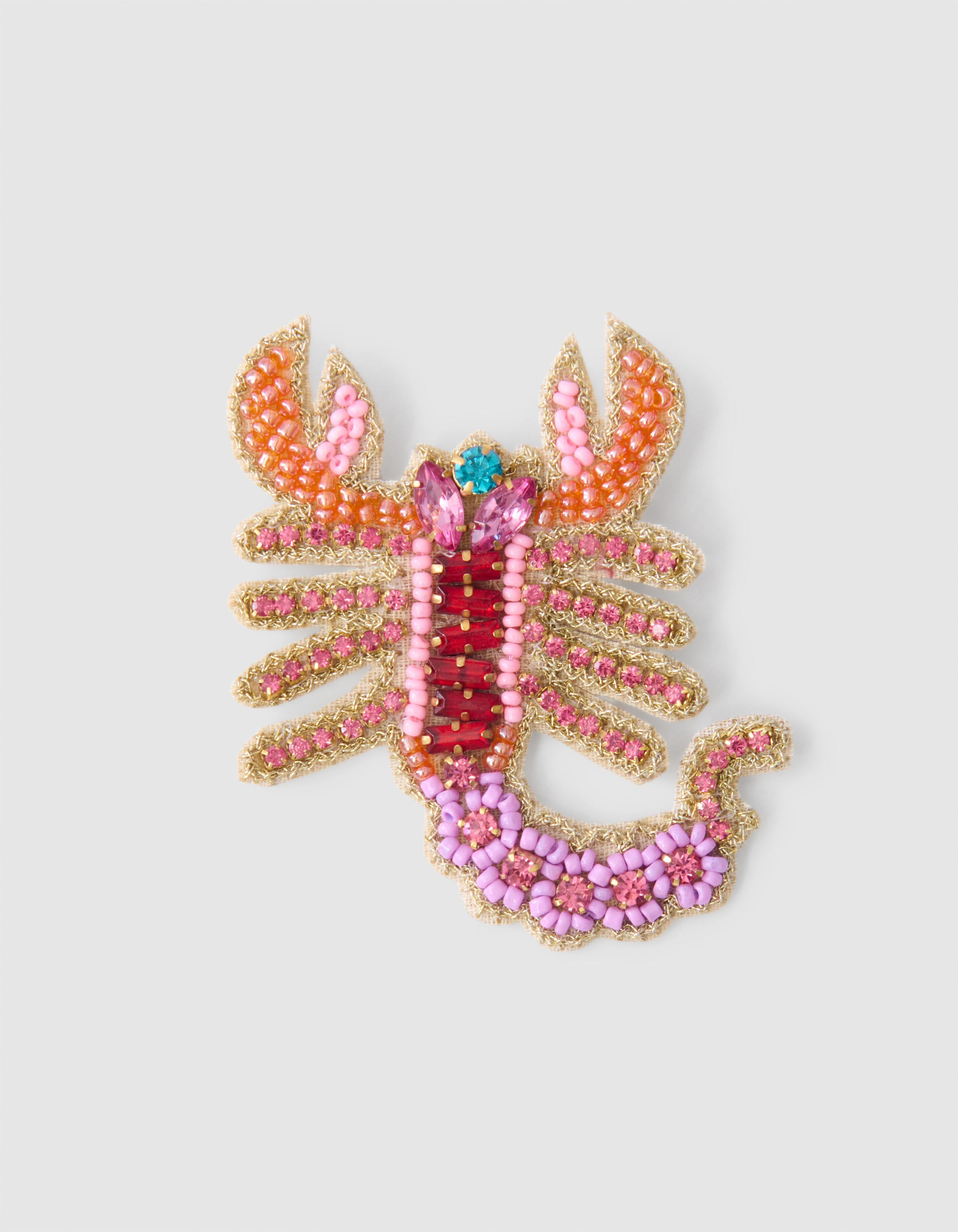 Schorpioen Broche Roze by Fred SHOEBY ACCESSOIRES
