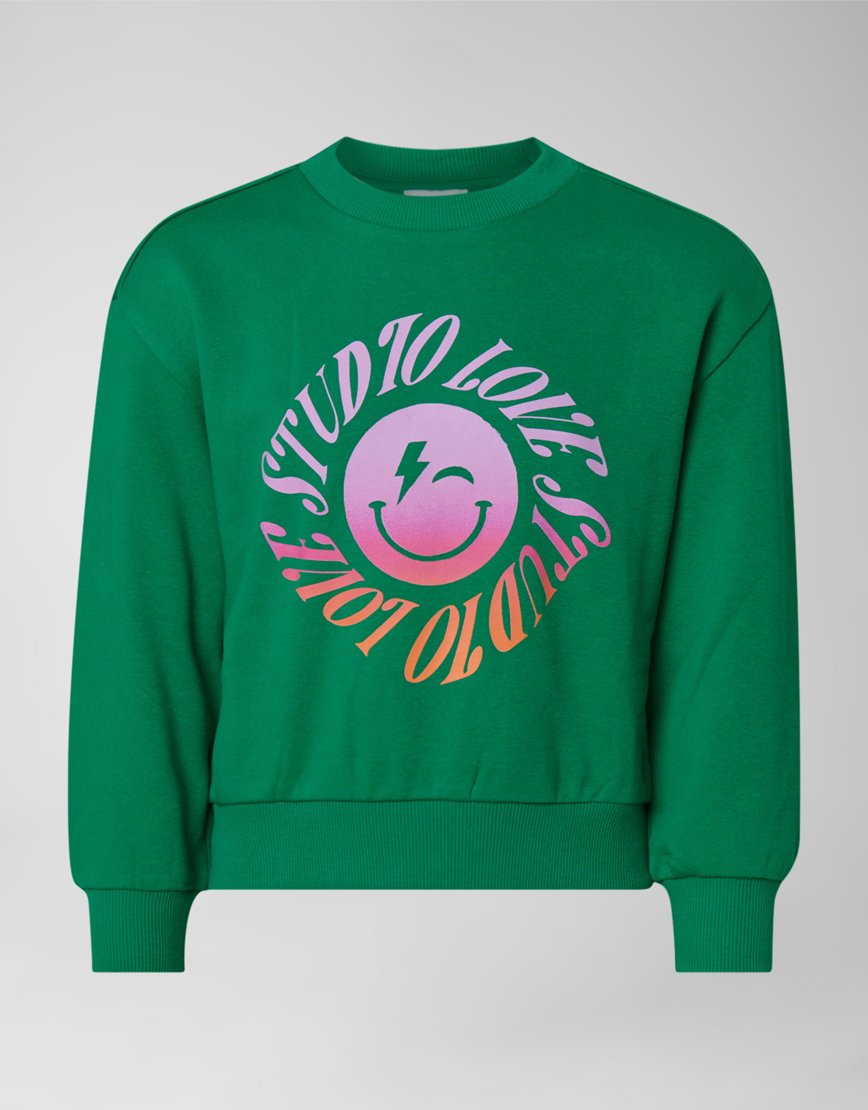 Artwork Sweater Groen SHOEBY GIRLS