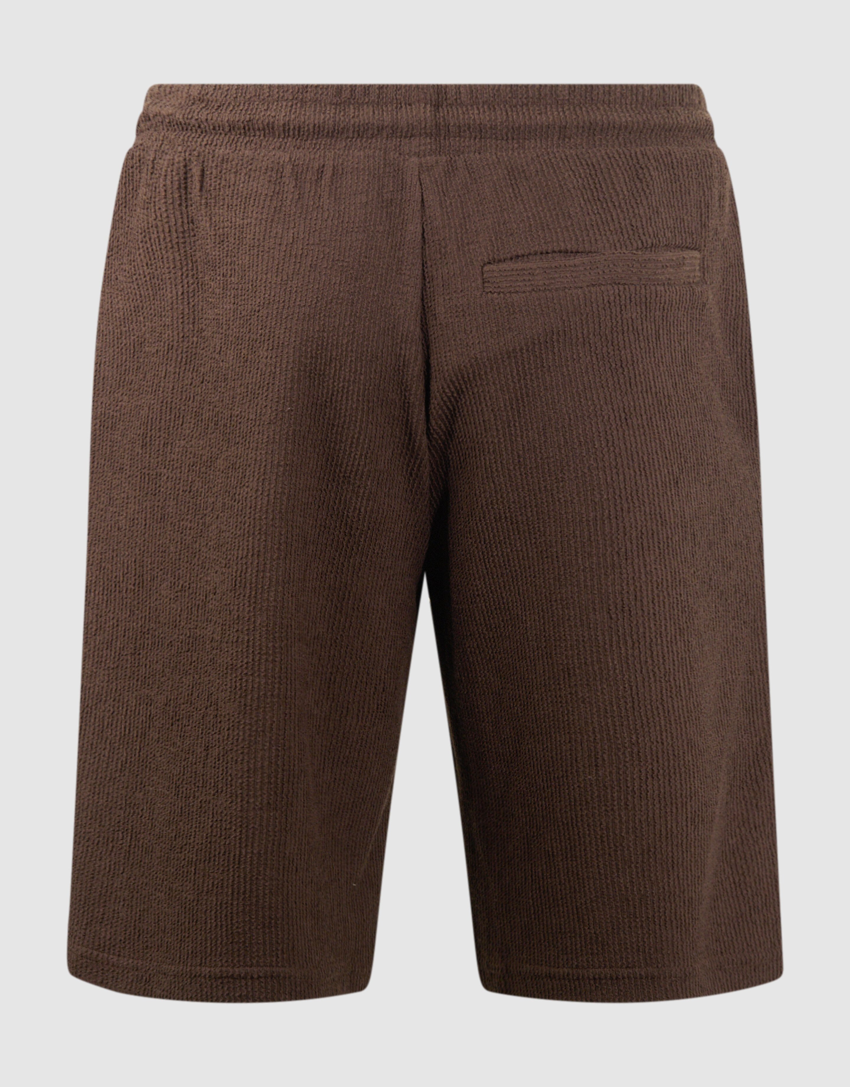 Rib Short Donkerbruin SHOEBY MEN