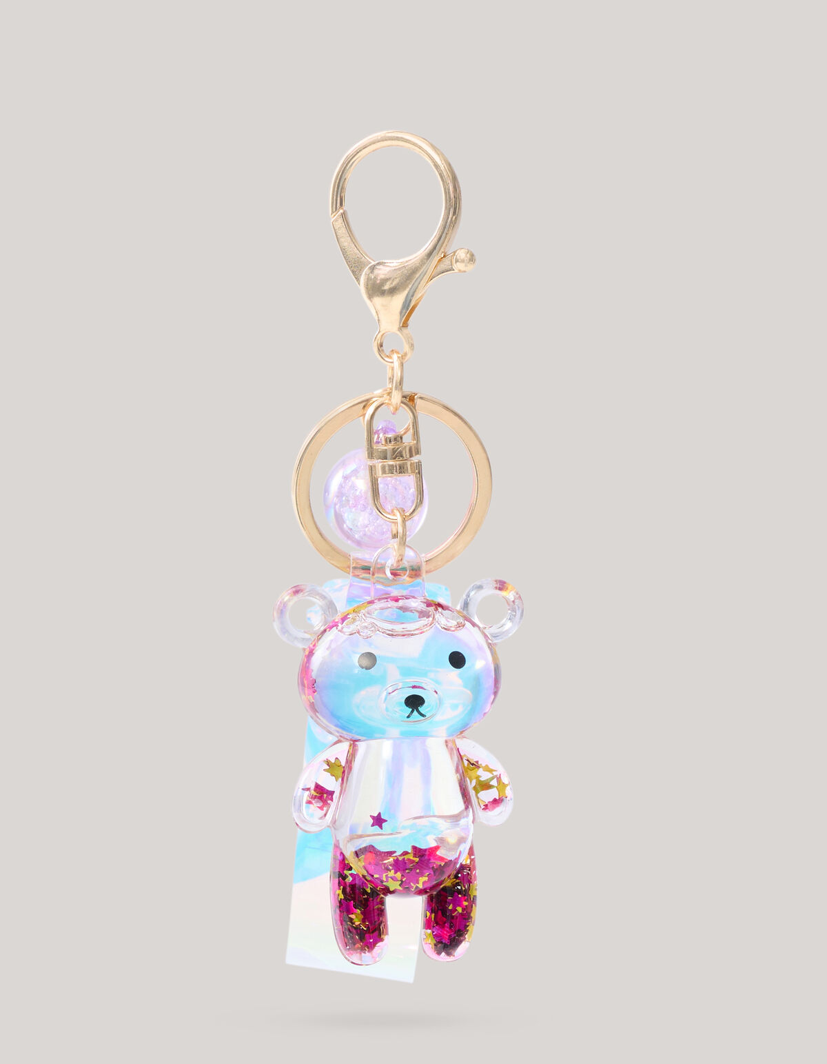 Beer sleutelhanger Roze SHOEBY ACCESSOIRES